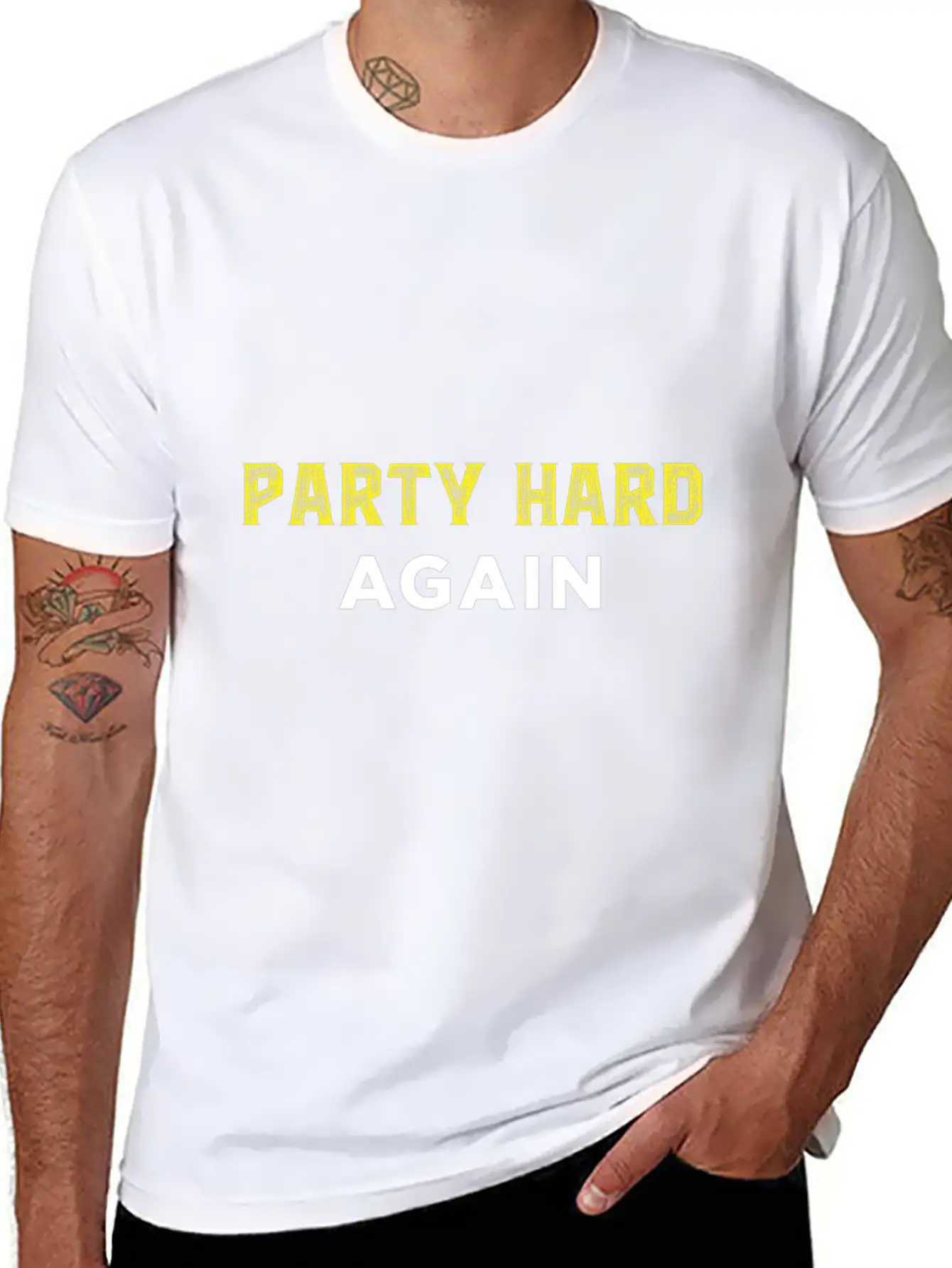 Party Hard Again - Event - Festival Unisex Casual T-Shirt ��� Clean Design For Daily Comfort