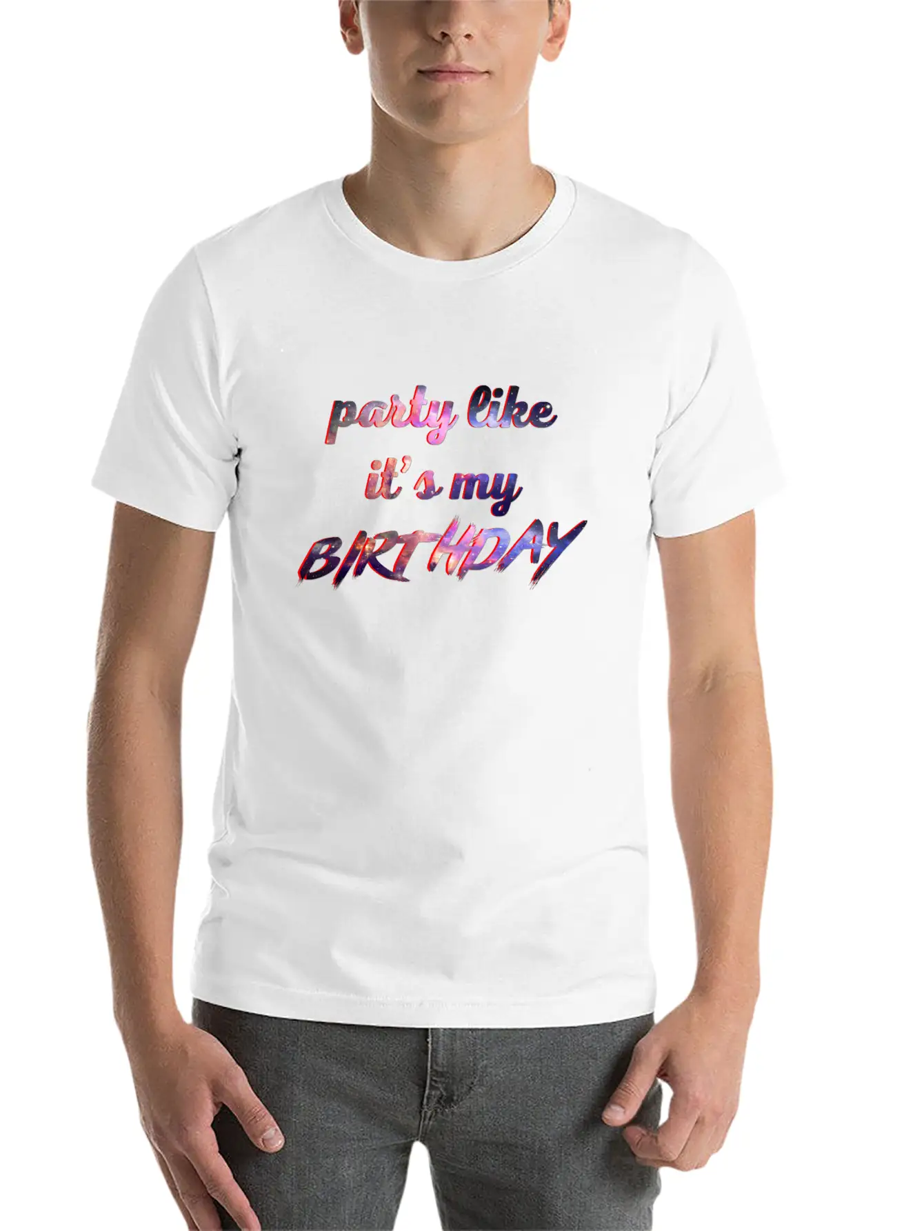 Party Like It's My Birthday Soft Cotton Short Sleeve Tee – Unisex Wardrobe Staple