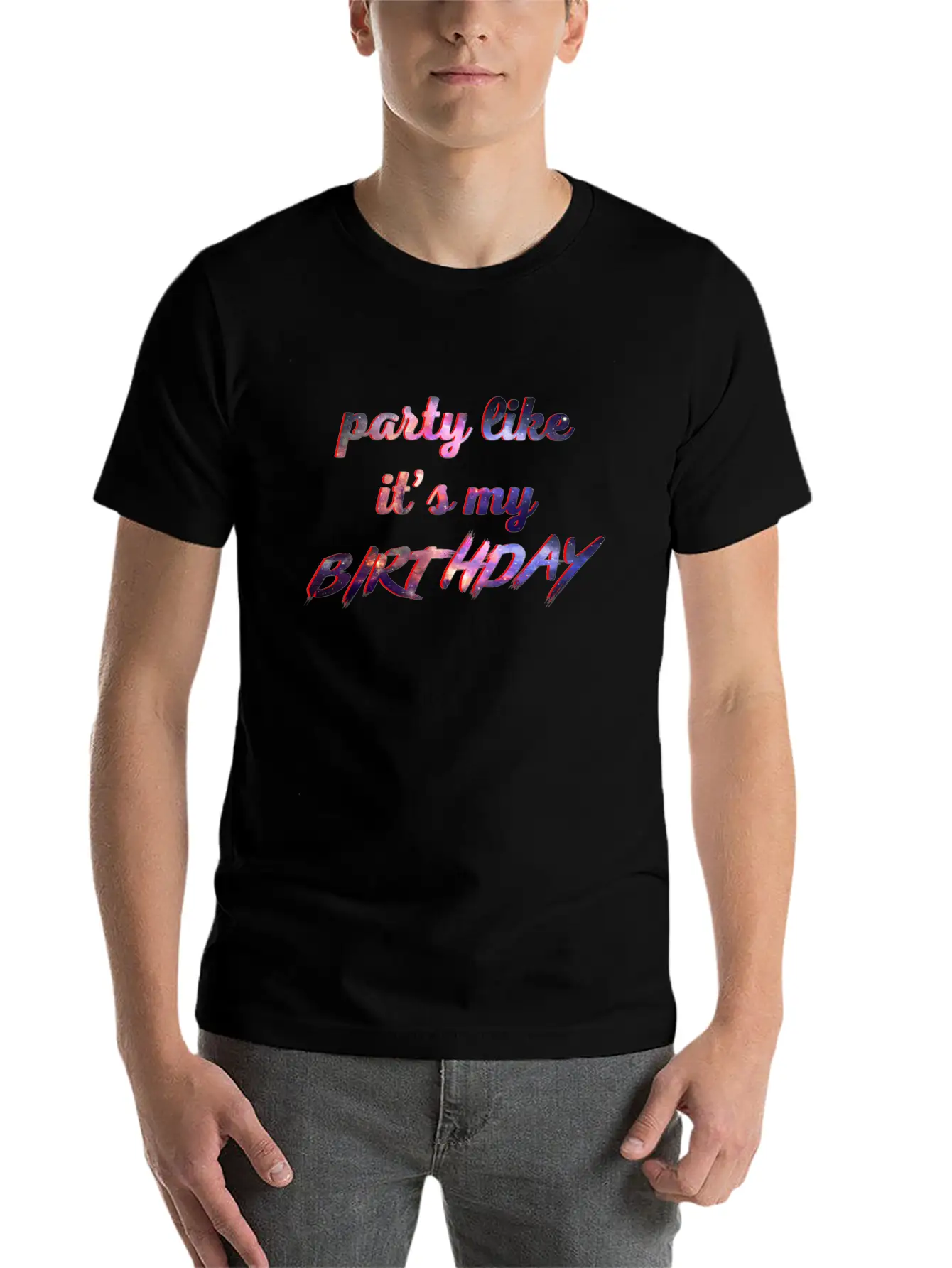 Party Like It's My Birthday Soft Cotton Short Sleeve Tee – Unisex Wardrobe Staple