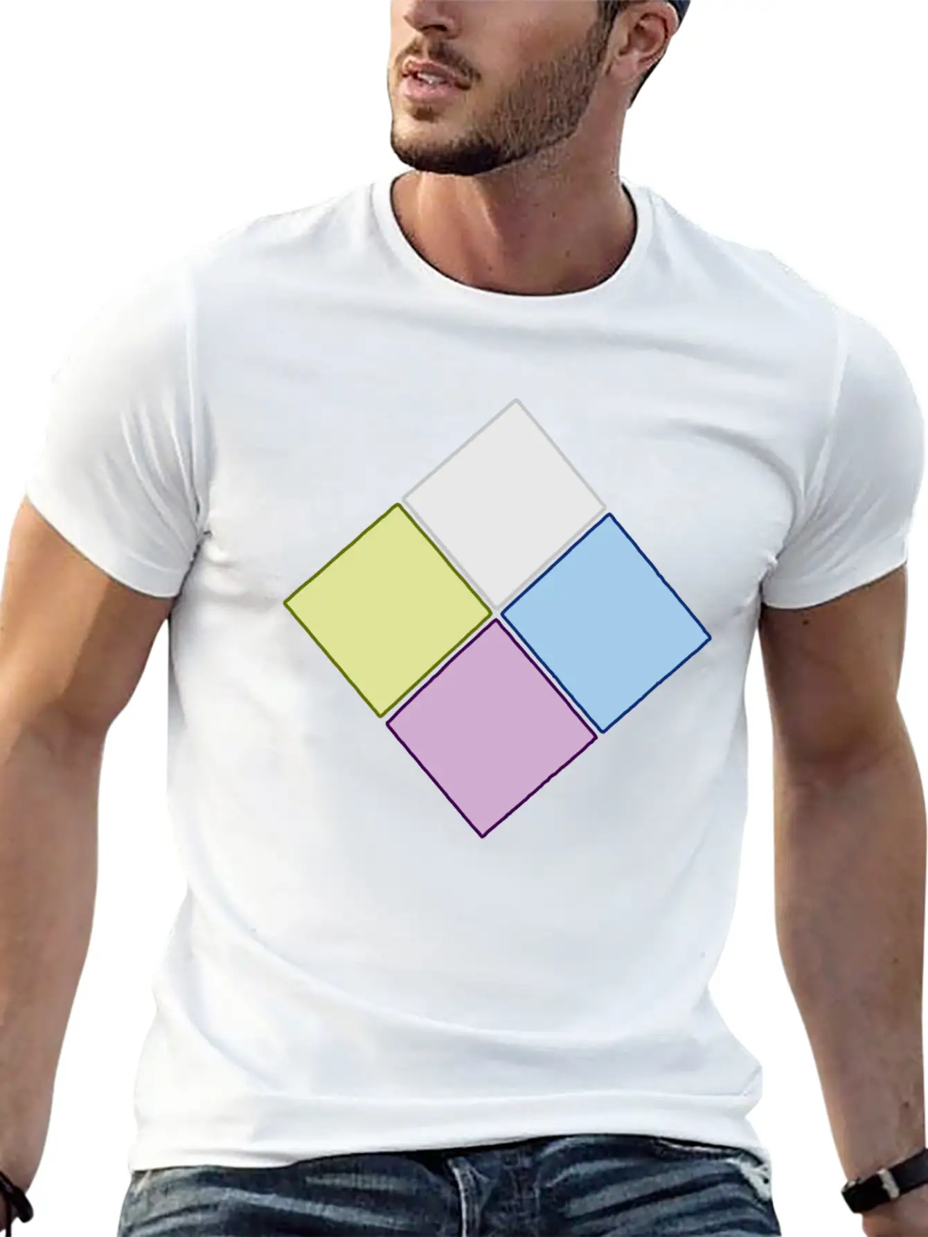Pastel Basic Graphic T-Shirt – Daily Comfort In Soft Cotton