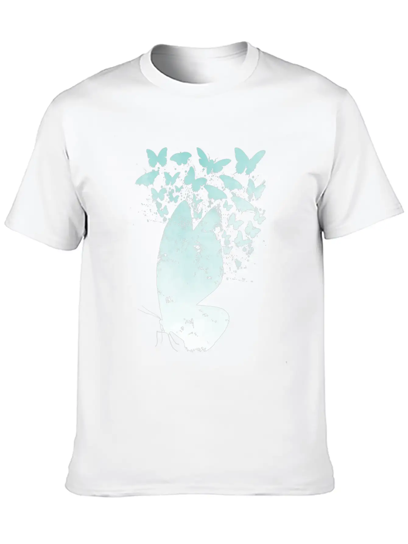 Pastel Butterfly Lover Essential Cotton Tee For Daily Outfits – Unisex Style