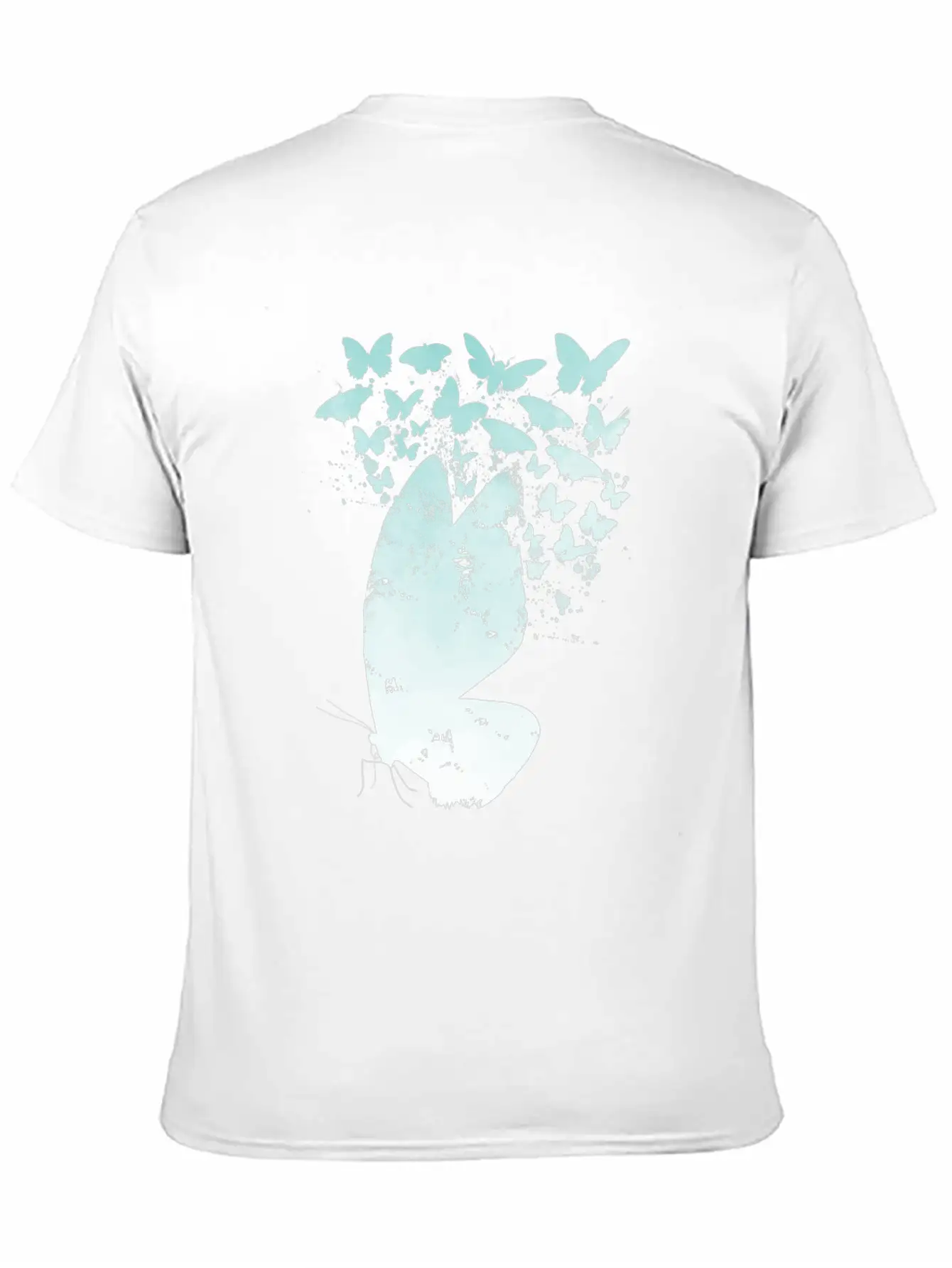 Pastel Butterfly Lover Essential Cotton Tee For Daily Outfits – Unisex Style