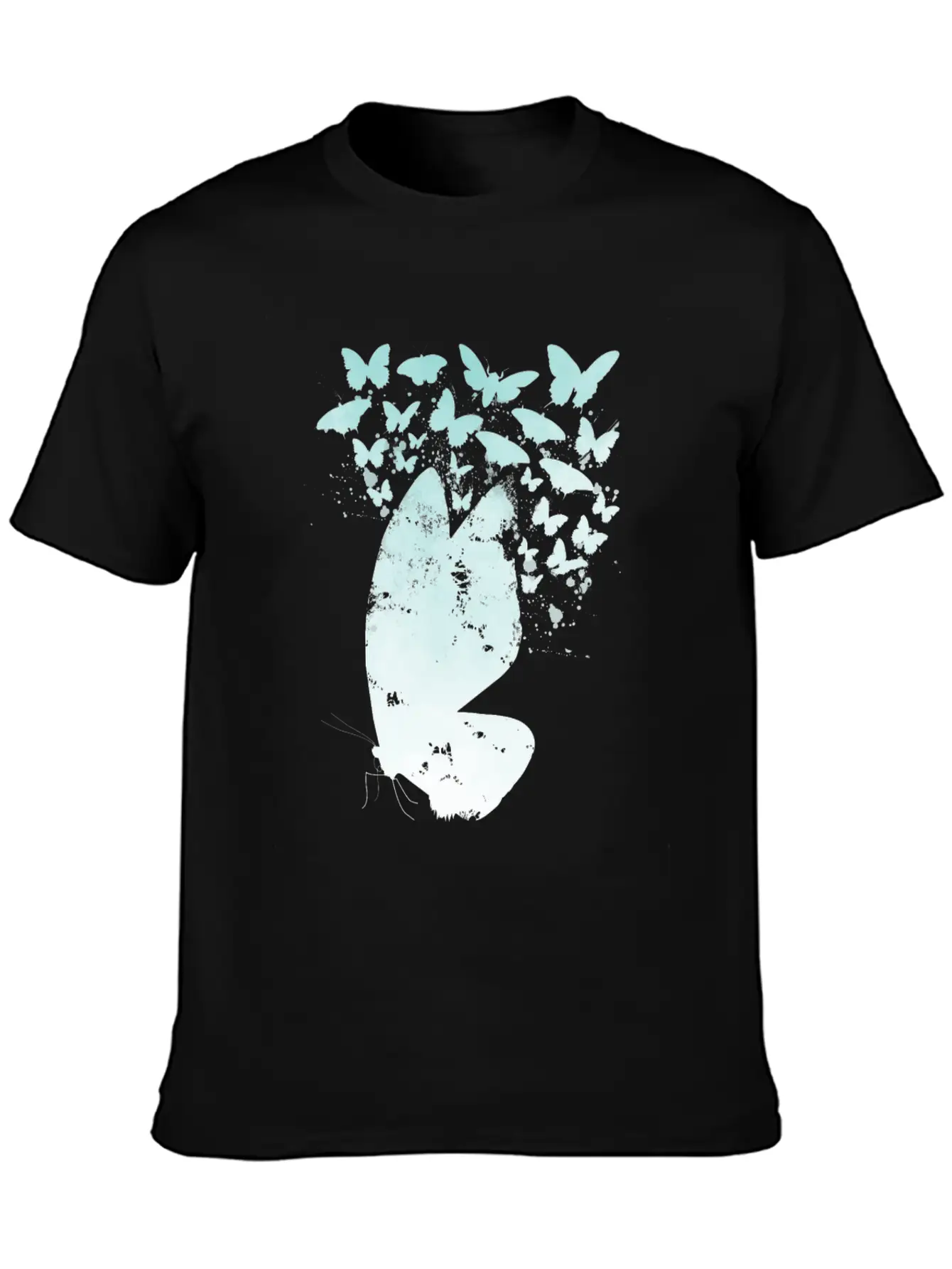 Pastel Butterfly Lover Essential Cotton Tee For Daily Outfits – Unisex Style