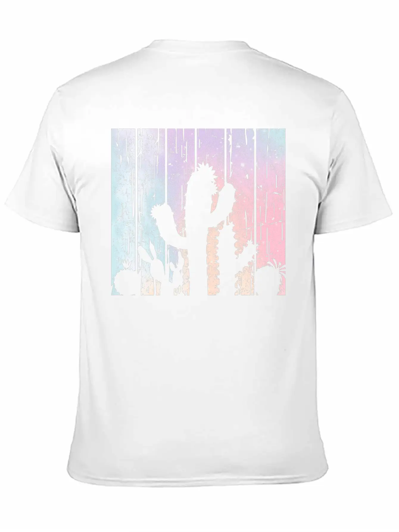 Pastel Cactus Desert Plant Gardener Modern Fit Casual T-Shirt – Clean And Versatile Design