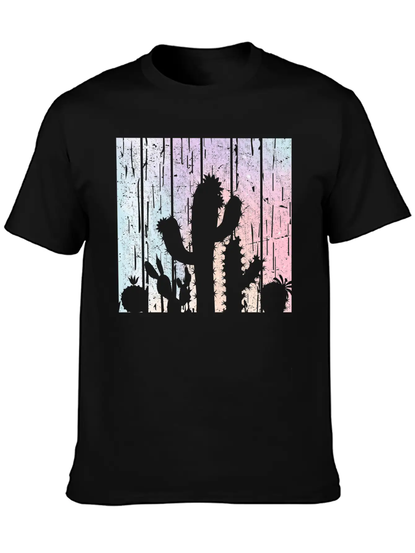 Pastel Cactus Desert Plant Gardener Modern Fit Casual T-Shirt – Clean And Versatile Design