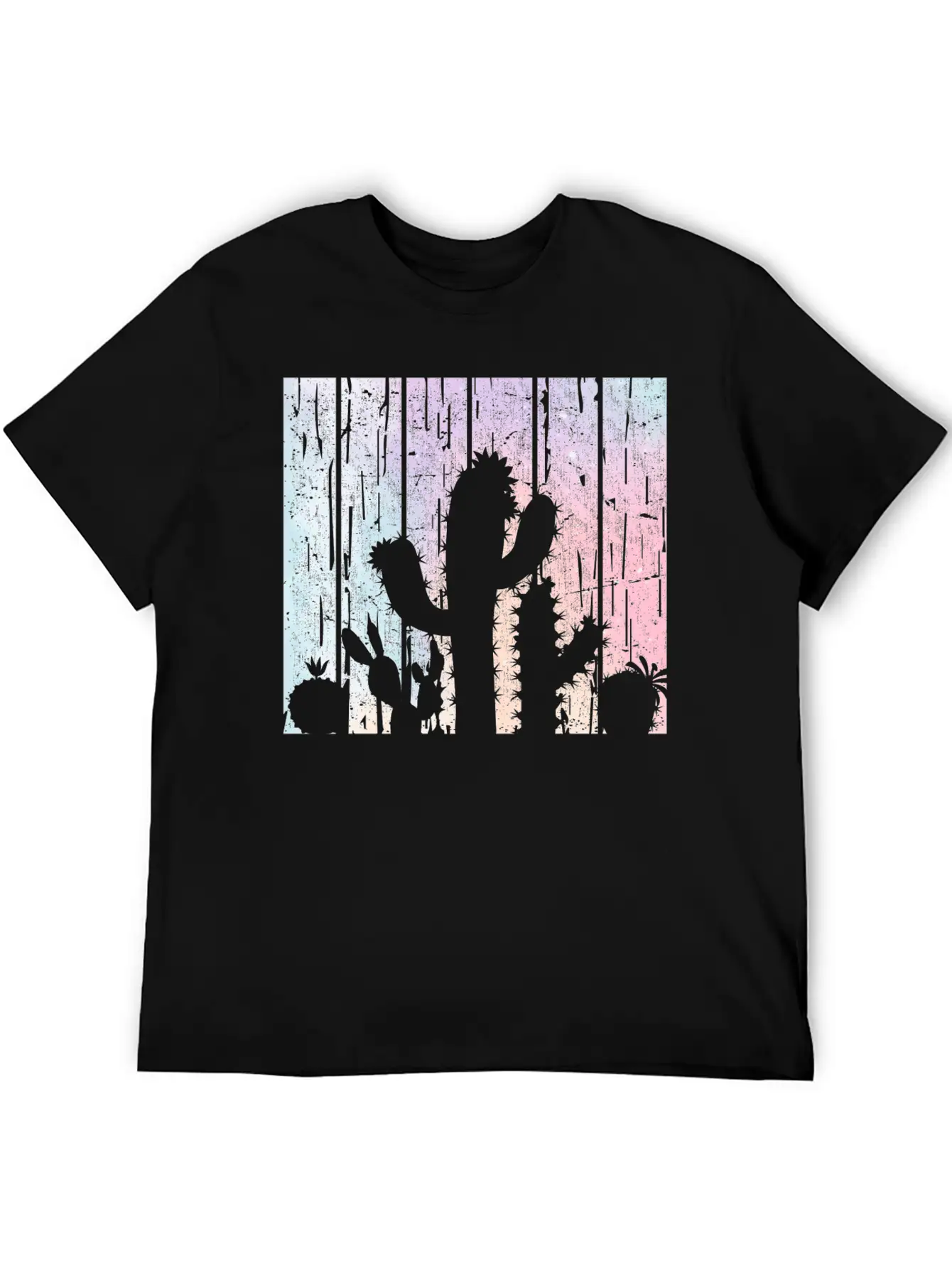 Pastel Cactus Desert Plant Gardener Modern Fit Casual T-Shirt – Clean And Versatile Design