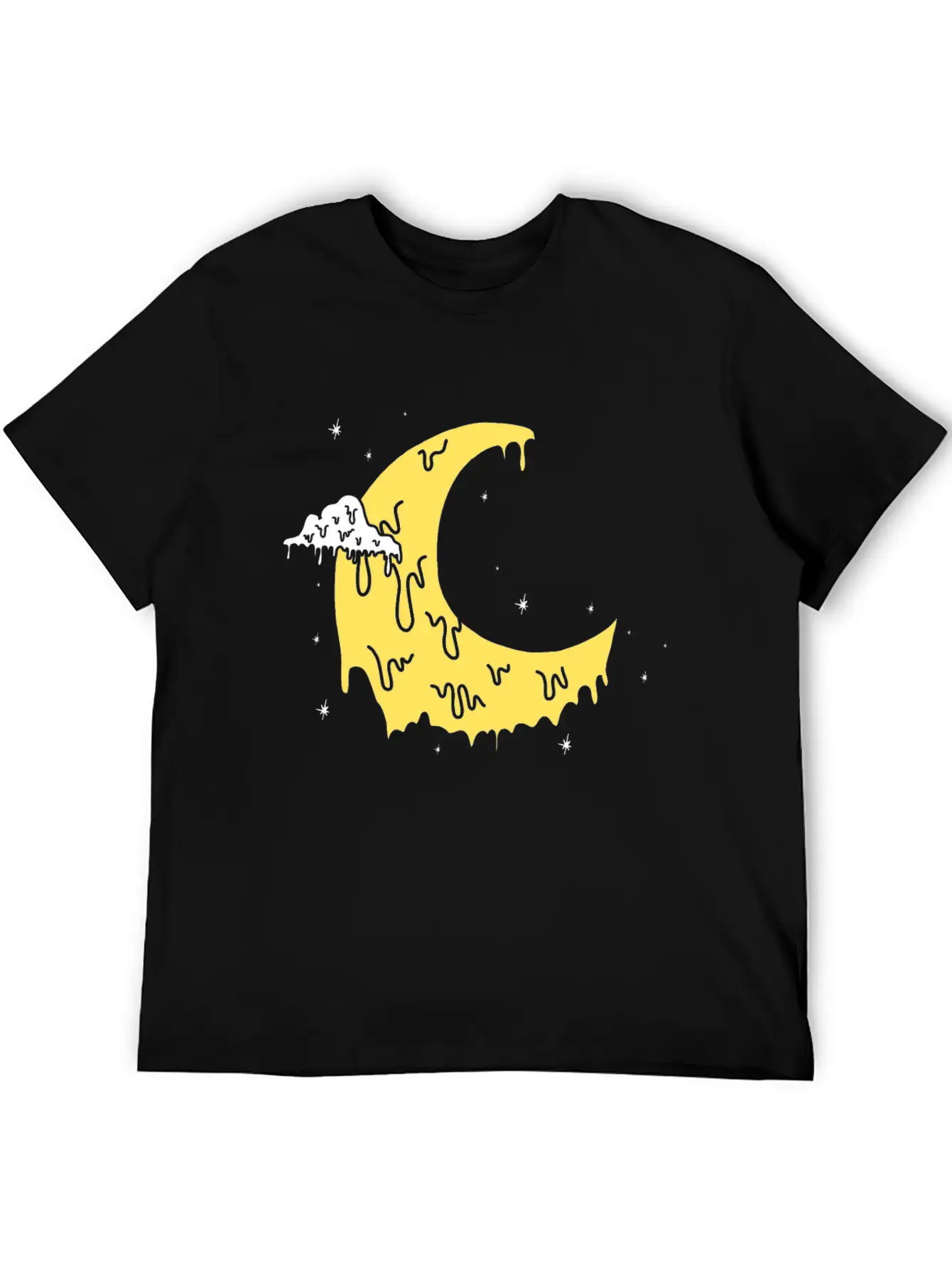 Pastel Goth Moon Kawaii Aesthetic Crescent Unisex Casual T-Shirt – Clean Design For Daily Comfort