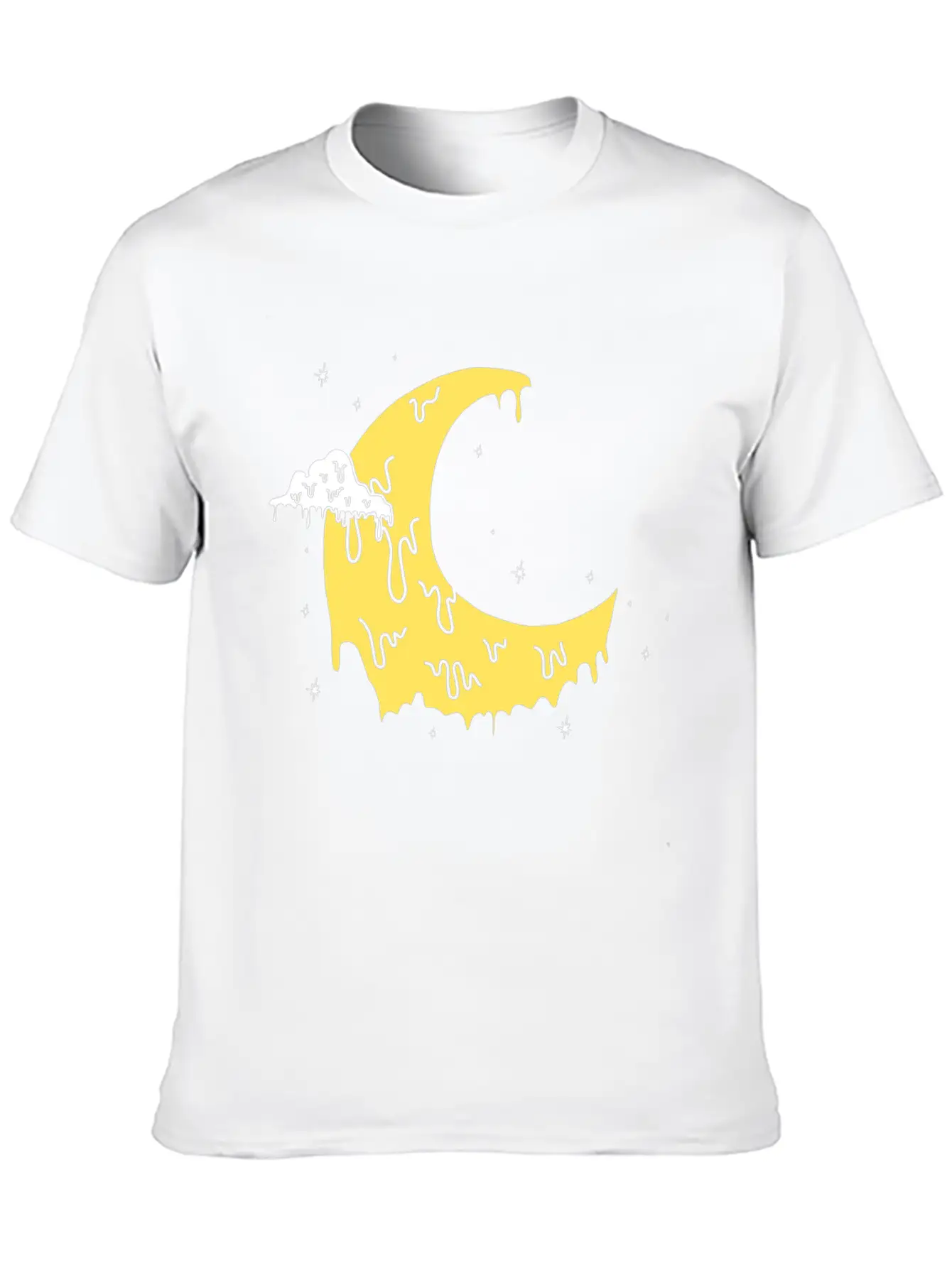 Pastel Goth Moon Kawaii Aesthetic Crescent Unisex Casual T-Shirt – Clean Design For Daily Comfort