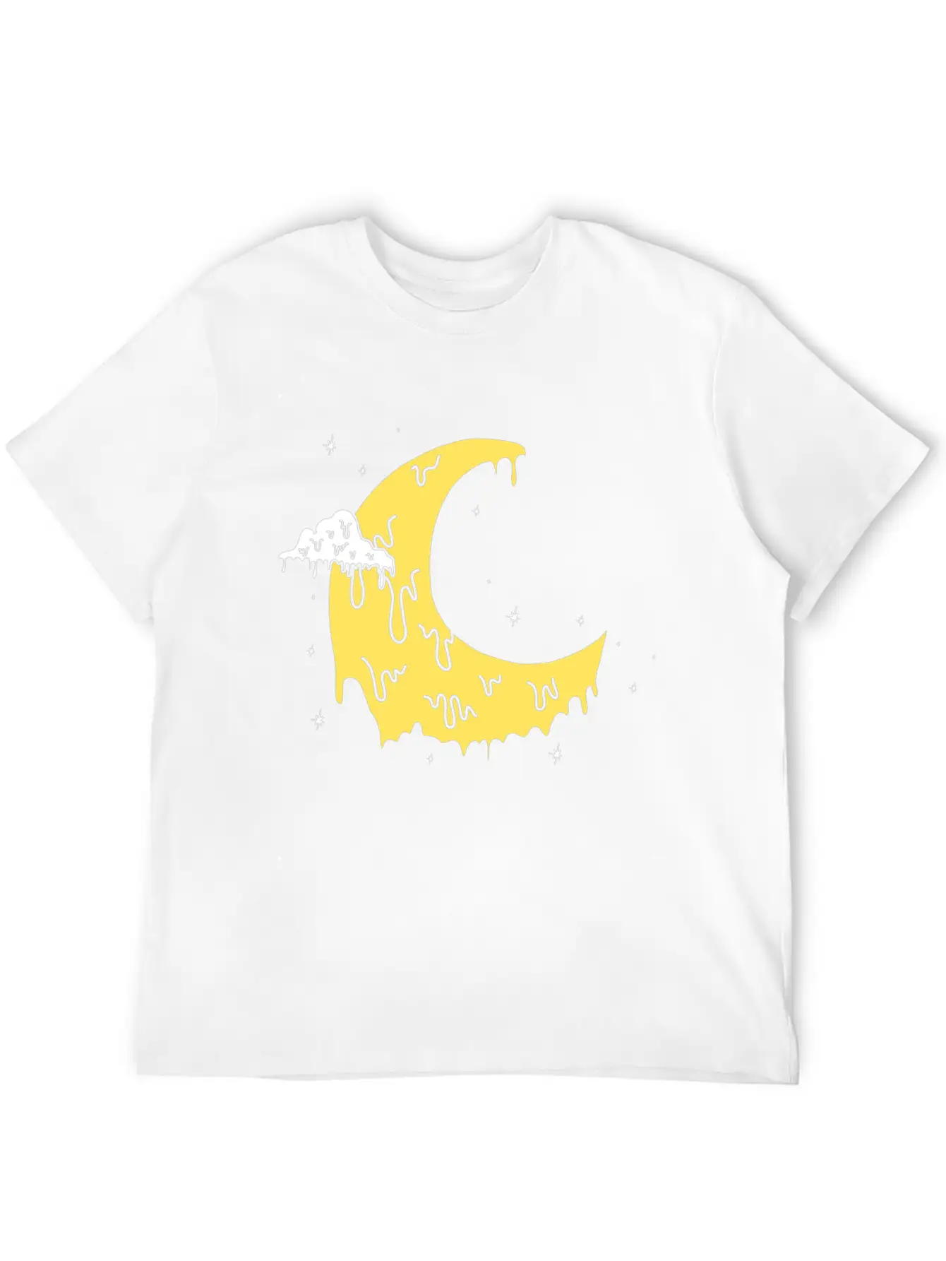 Pastel Goth Moon Kawaii Aesthetic Crescent Unisex Casual T-Shirt – Clean Design For Daily Comfort