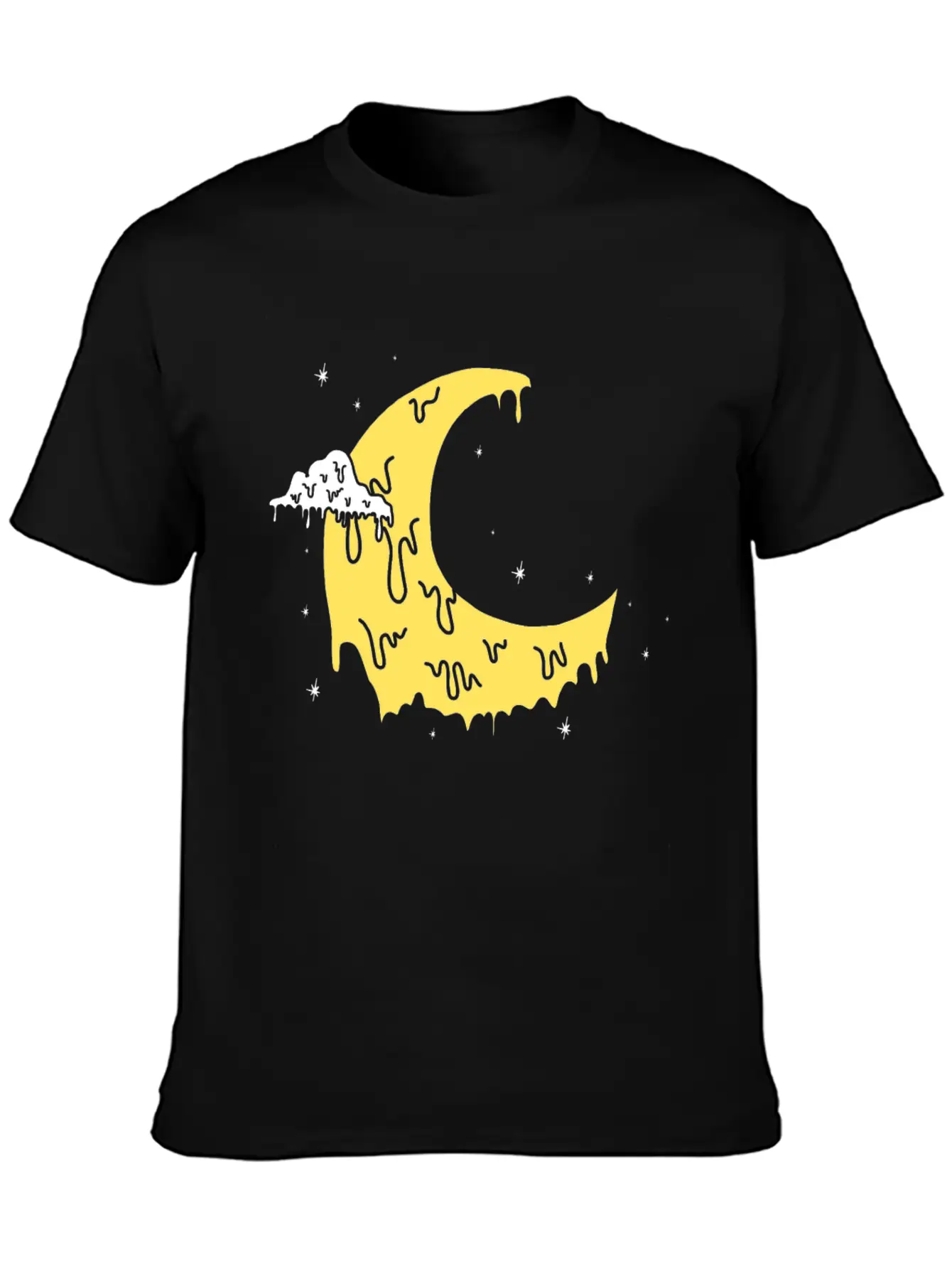 Pastel Goth Moon Kawaii Aesthetic Crescent Unisex Casual T-Shirt – Clean Design For Daily Comfort