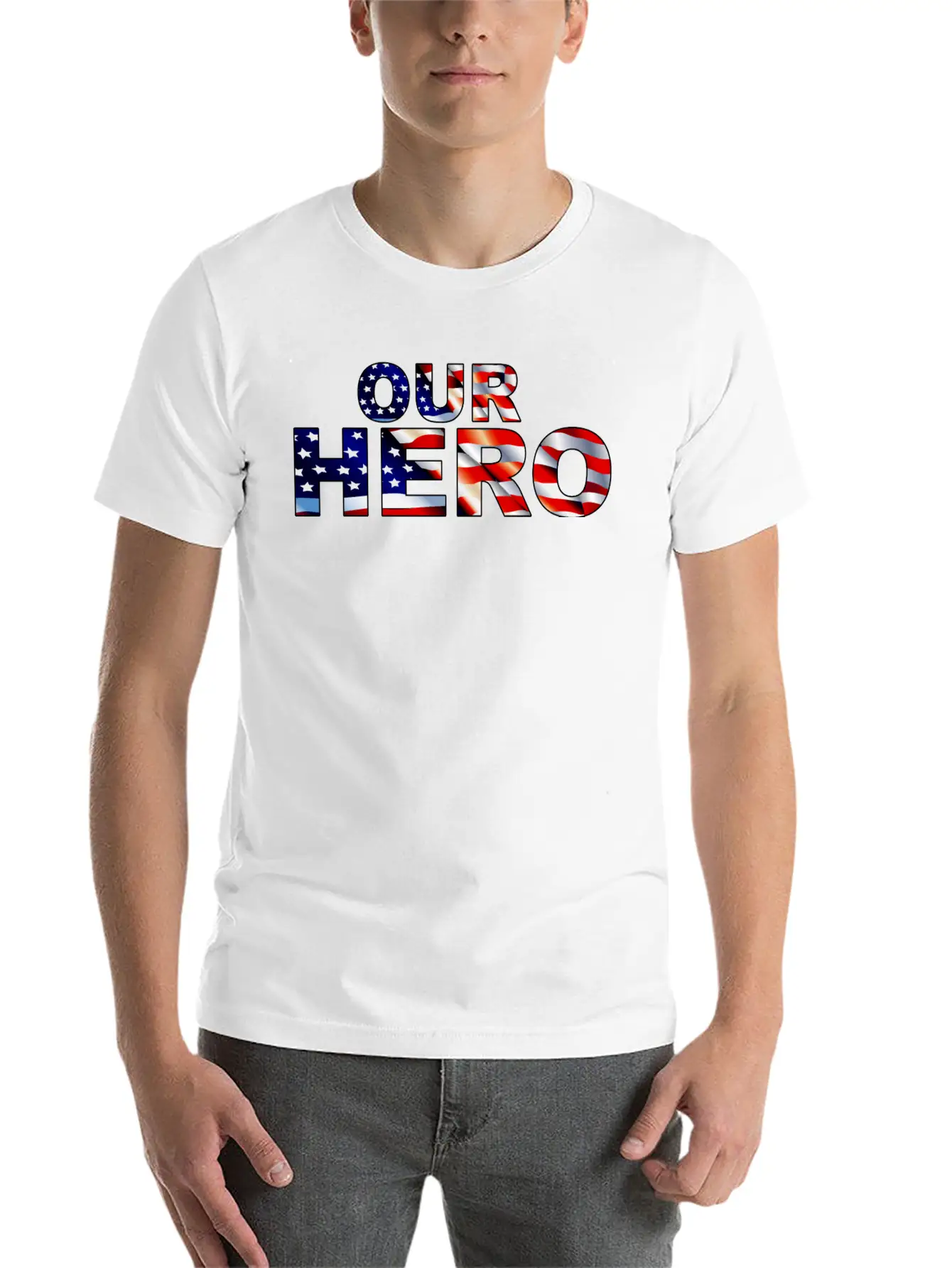 Patriotic Lightweight Cotton T-Shirt – Daily Comfort Graphic Shirt