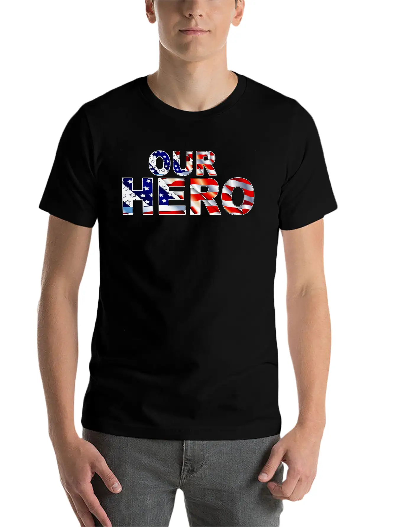 Patriotic Lightweight Cotton T-Shirt – Daily Comfort Graphic Shirt