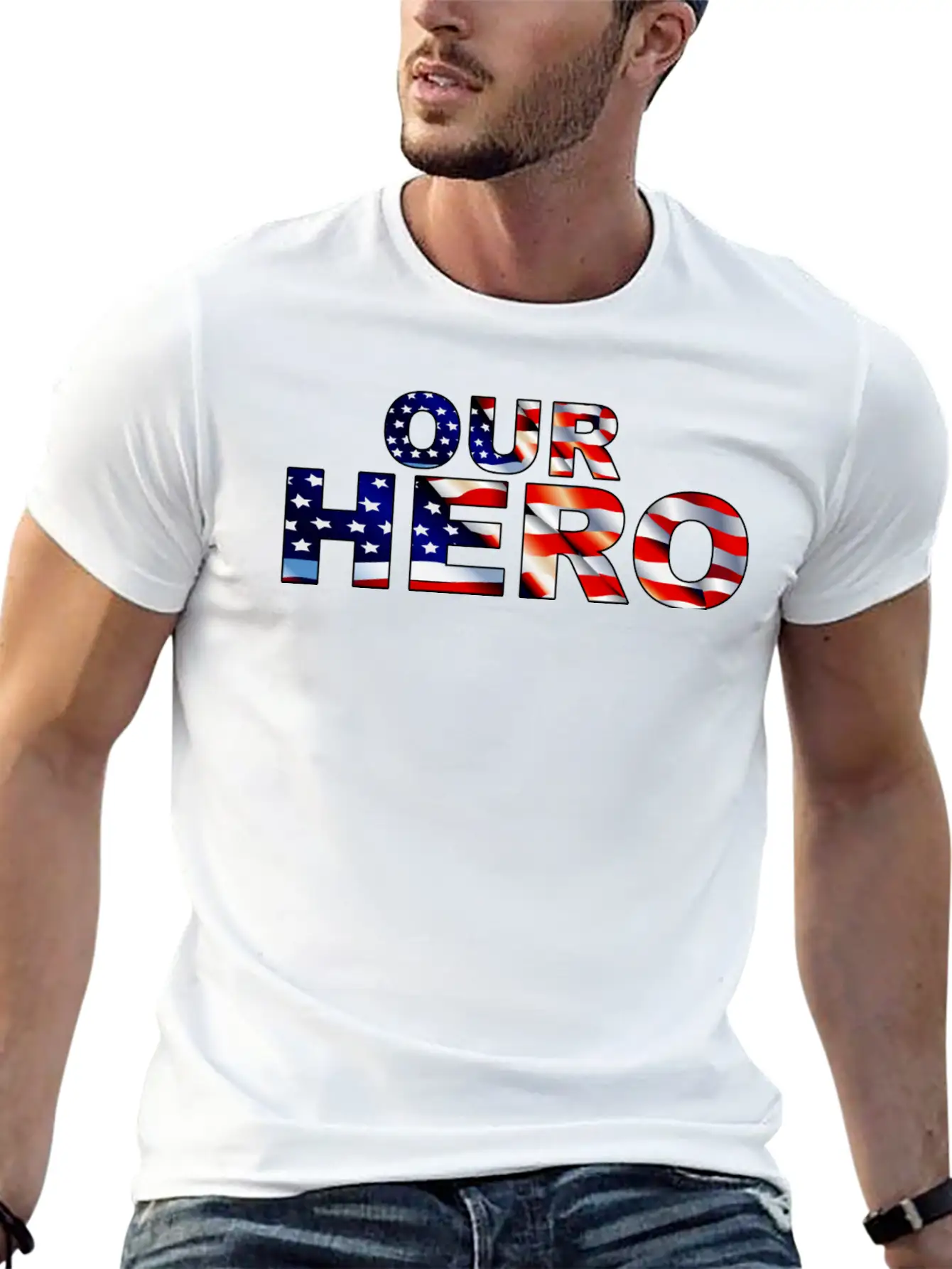 Patriotic Lightweight Cotton T-Shirt – Daily Comfort Graphic Shirt