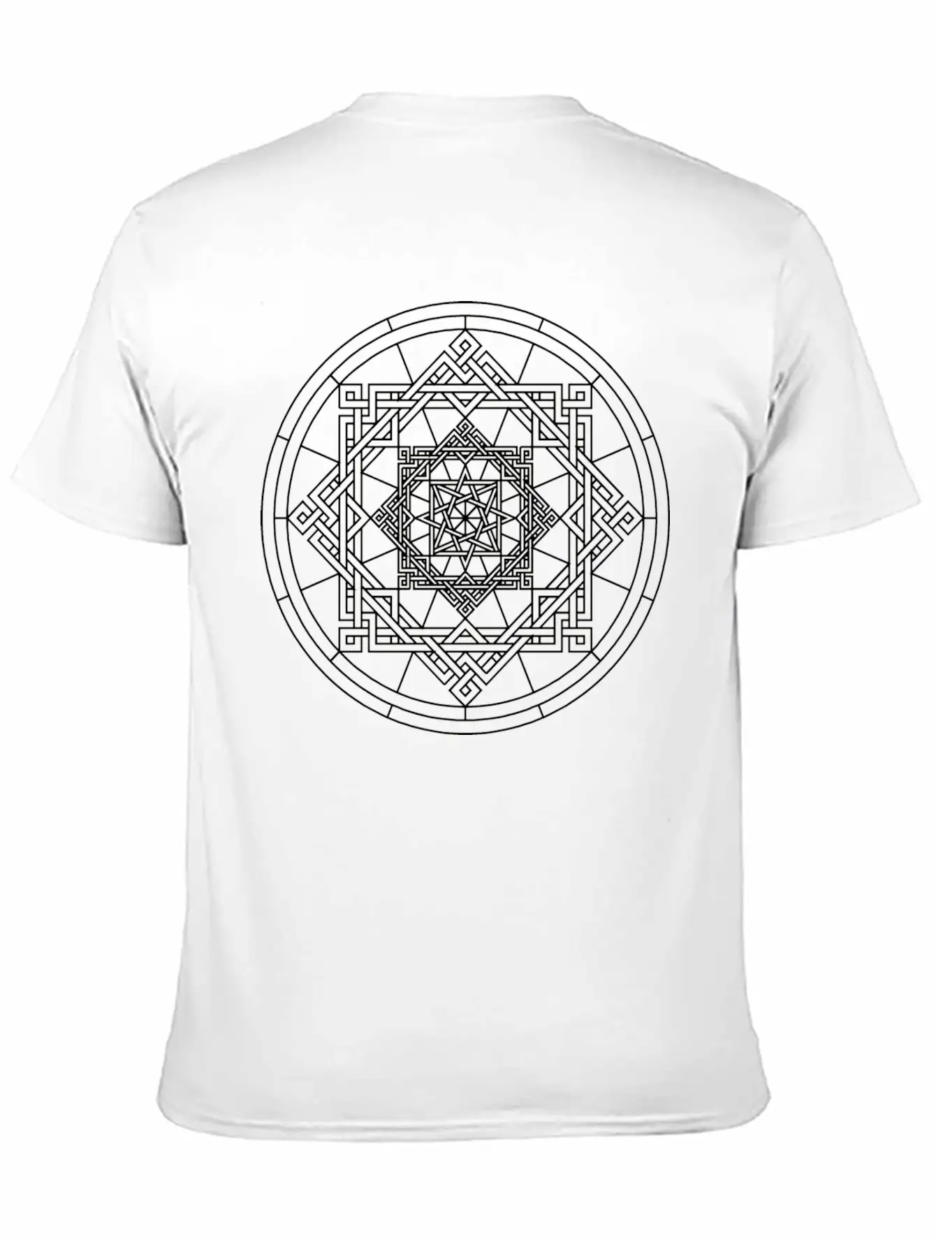 Pattern Mandala Soft Cotton Short Sleeve Tee – Unisex Wardrobe Staple