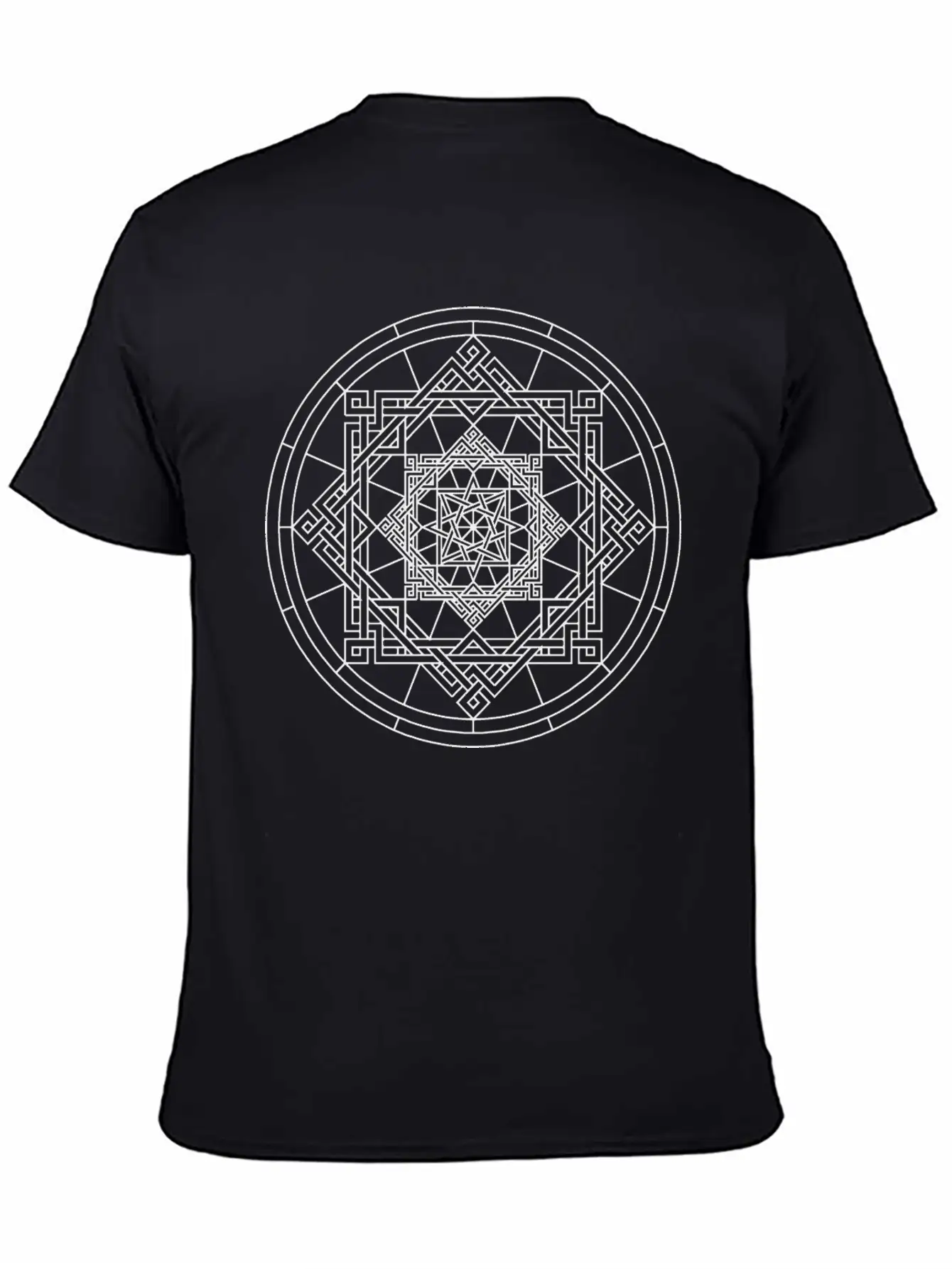 Pattern Mandala Soft Cotton Short Sleeve Tee – Unisex Wardrobe Staple