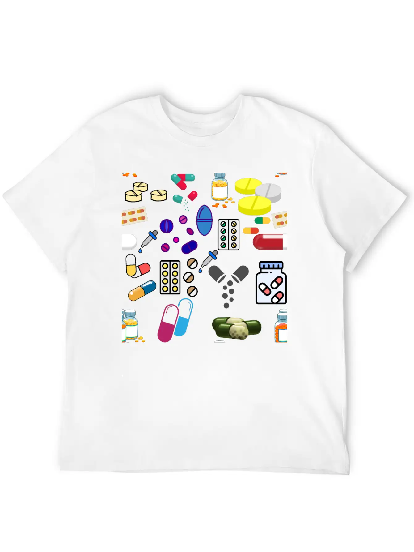Pattren's Health Medicine Unisex Casual T-Shirt ��� Clean Design For Daily Comfort