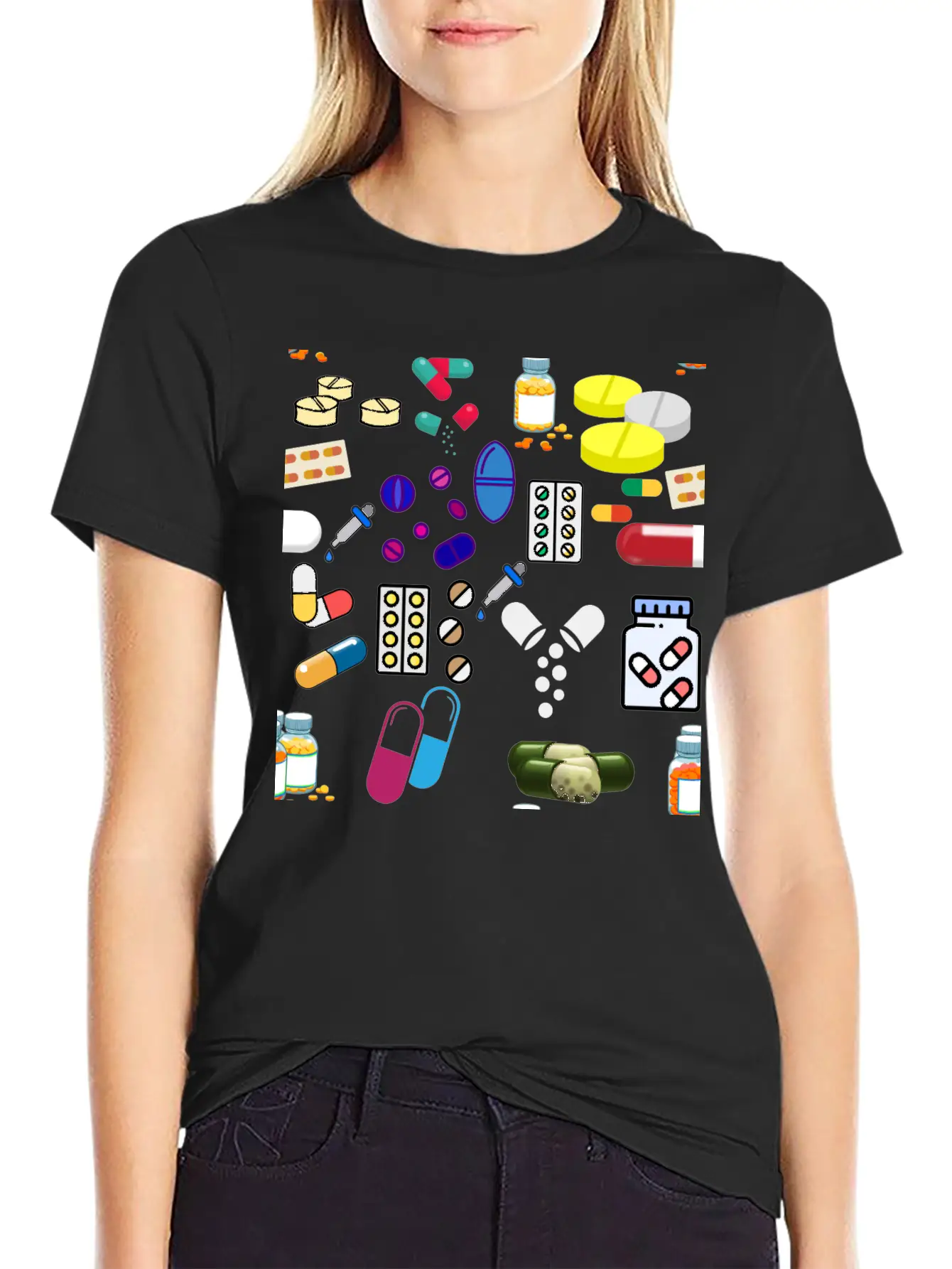 Pattren's Health Medicine Unisex Casual T-Shirt ��� Clean Design For Daily Comfort