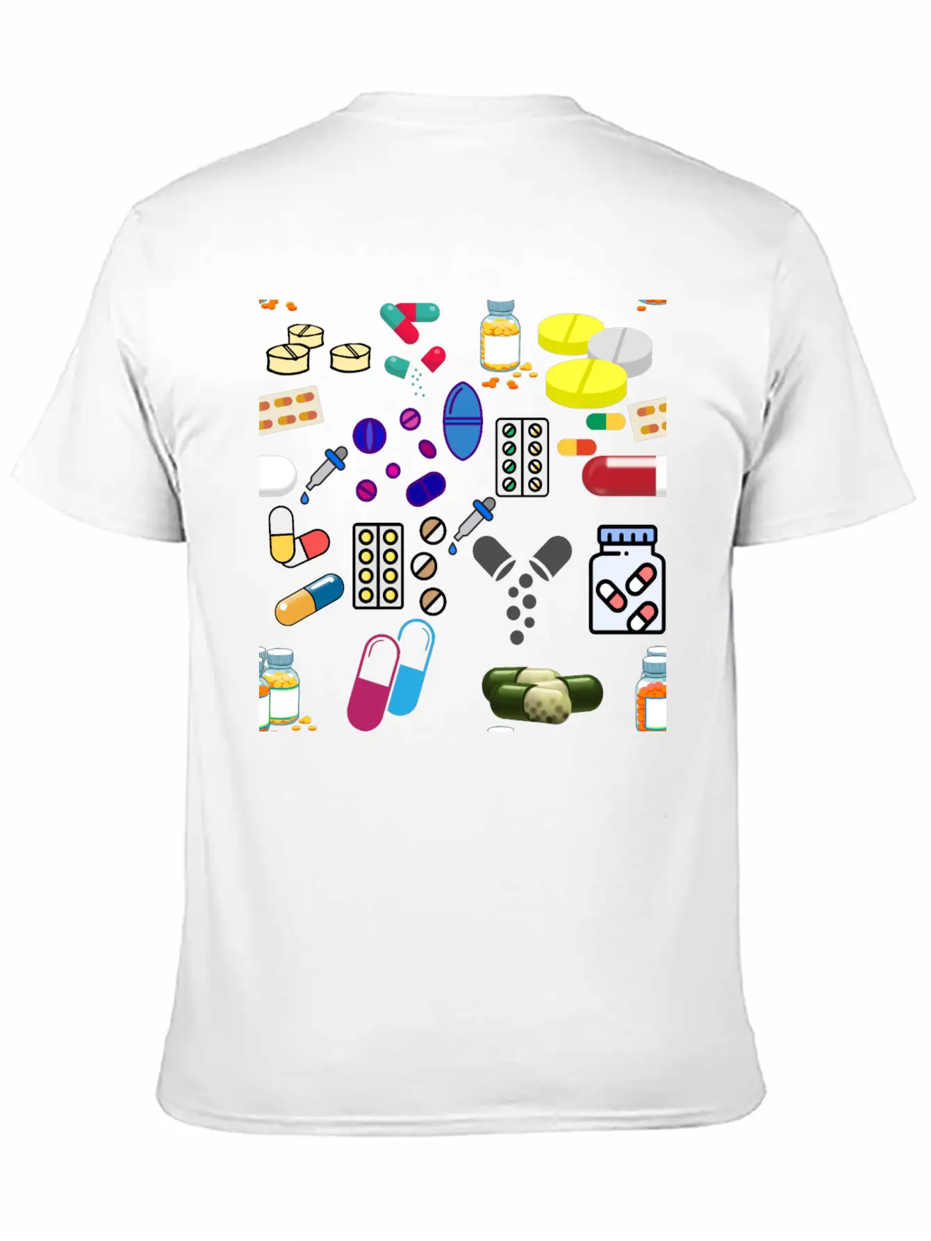 Pattren's Health Medicine Unisex Casual T-Shirt ��� Clean Design For Daily Comfort
