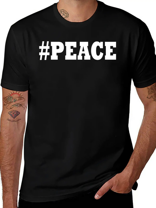 Peace Basic Graphic T-Shirt – Daily Comfort In Soft Cotton