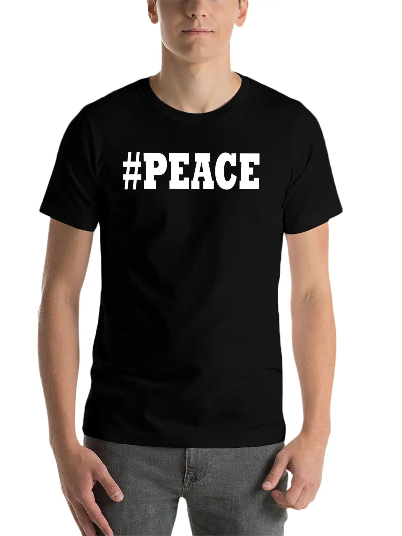 Peace Basic Graphic T-Shirt – Daily Comfort In Soft Cotton