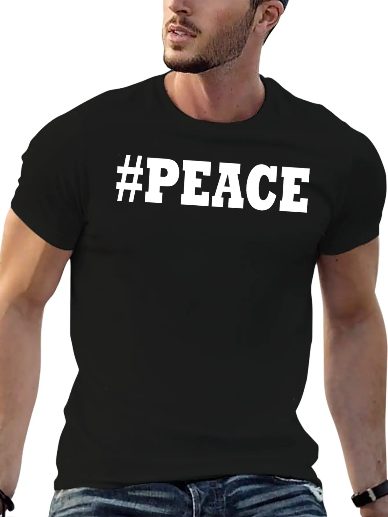 Peace Basic Graphic T-Shirt – Daily Comfort In Soft Cotton