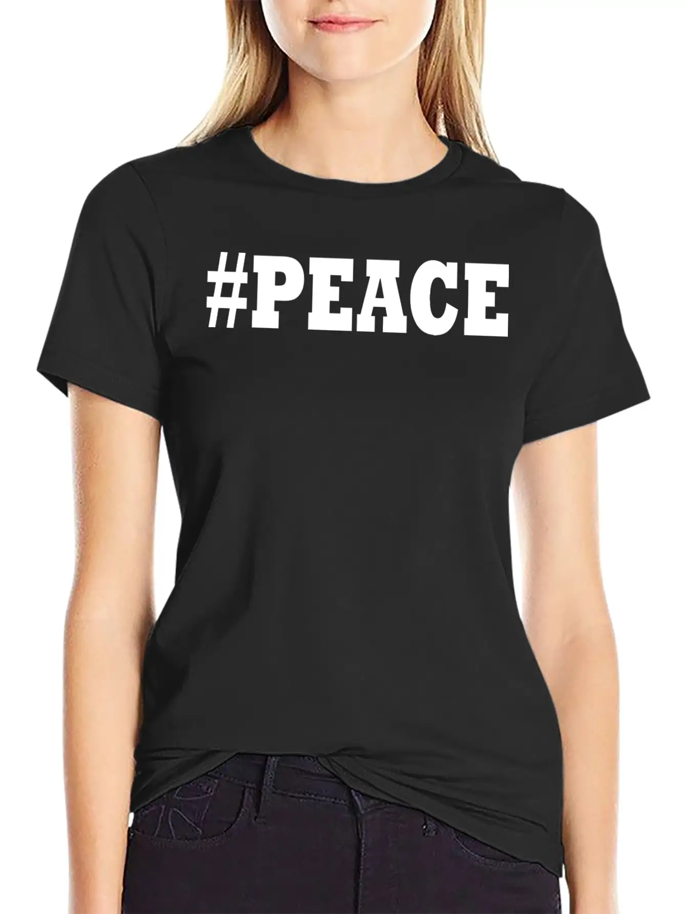 Peace Basic Graphic T-Shirt – Daily Comfort In Soft Cotton