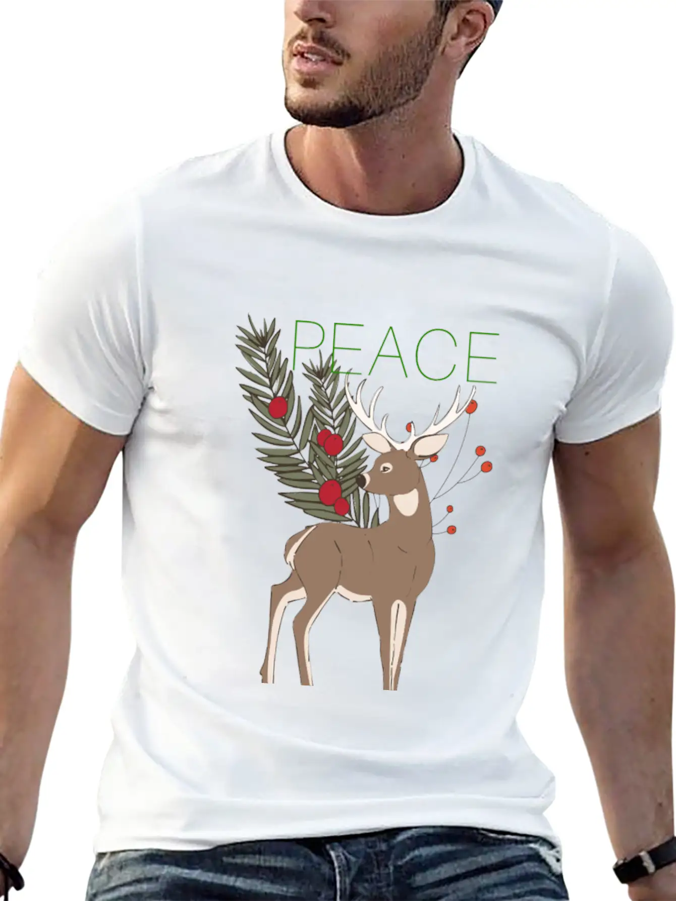 Peace Classic Fit Graphic Tee For Daily Comfort – Unisex Cotton Shirt