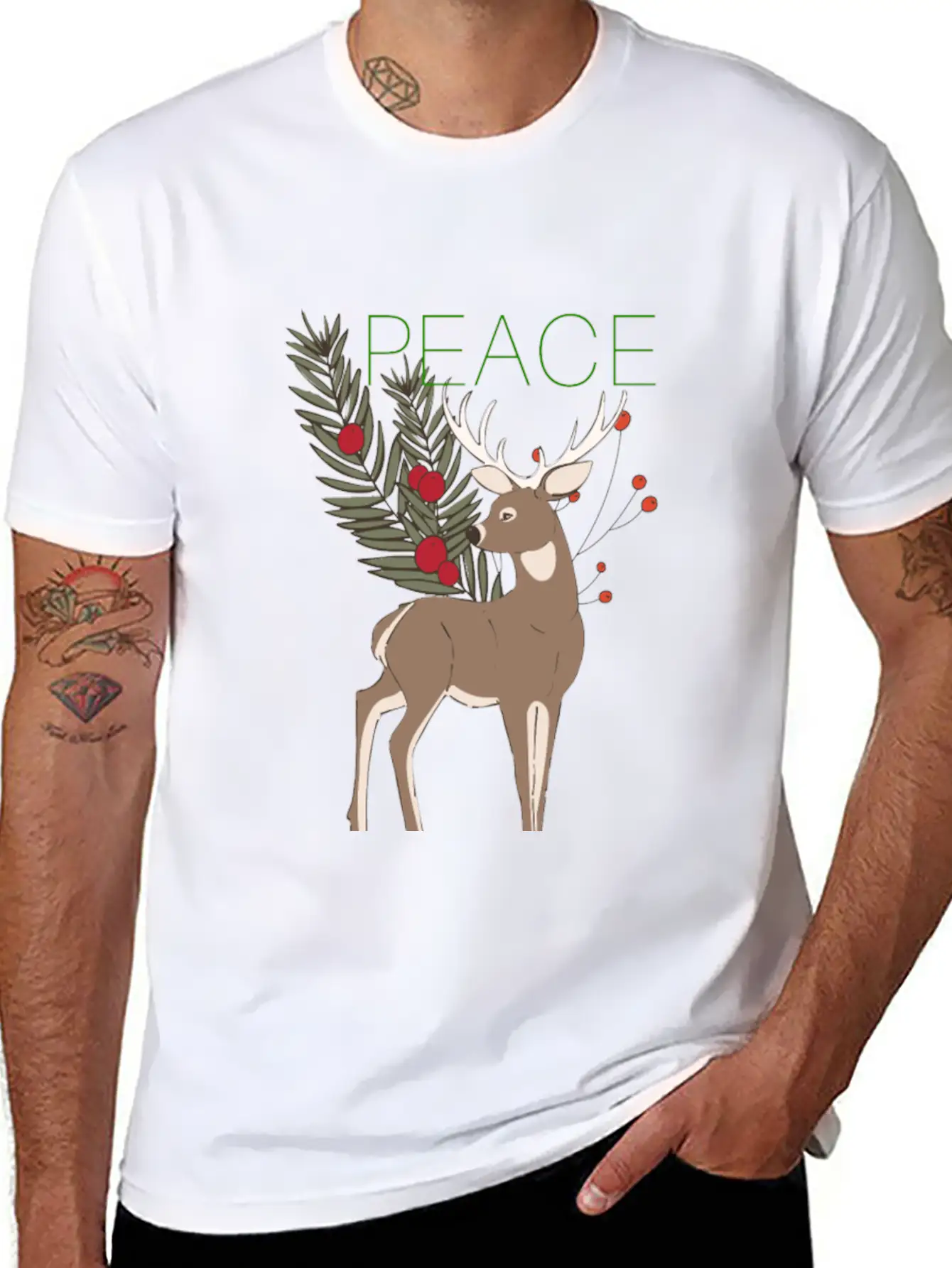 Peace Classic Fit Graphic Tee For Daily Comfort – Unisex Cotton Shirt