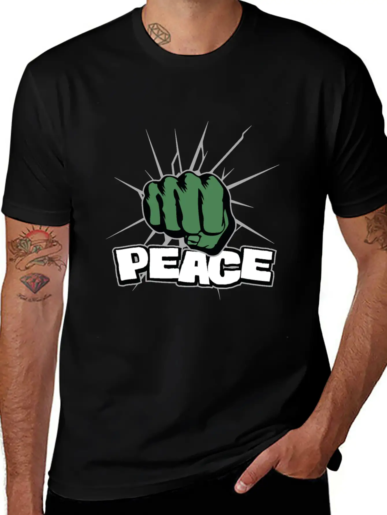 Peace Essential Cotton Tee For Daily Outfits – Unisex Style