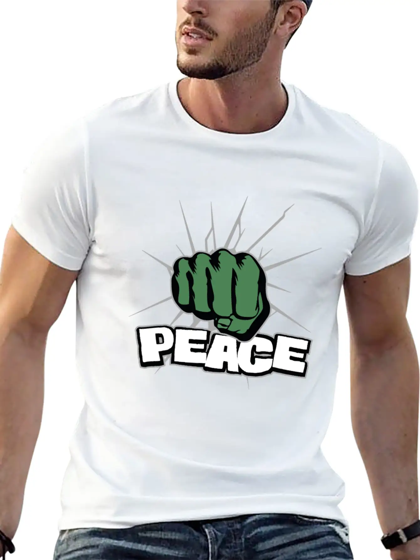 Peace Essential Cotton Tee For Daily Outfits – Unisex Style