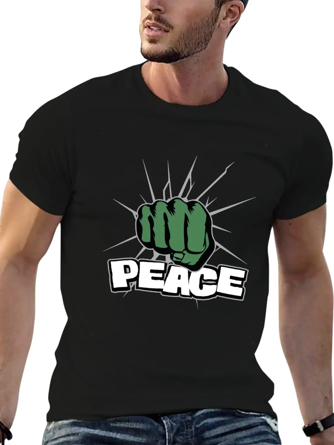 Peace Essential Cotton Tee For Daily Outfits – Unisex Style