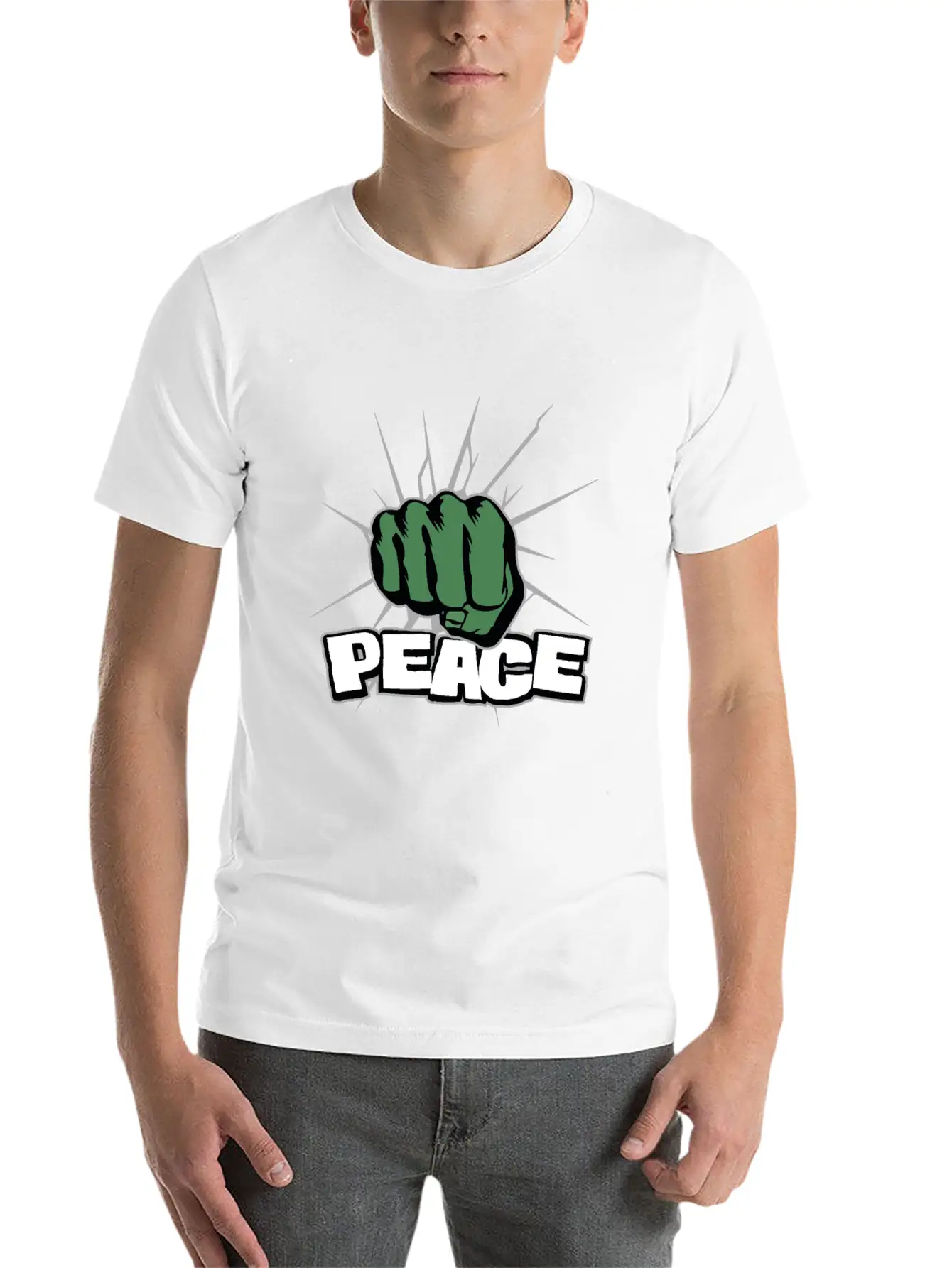 Peace Essential Cotton Tee For Daily Outfits – Unisex Style