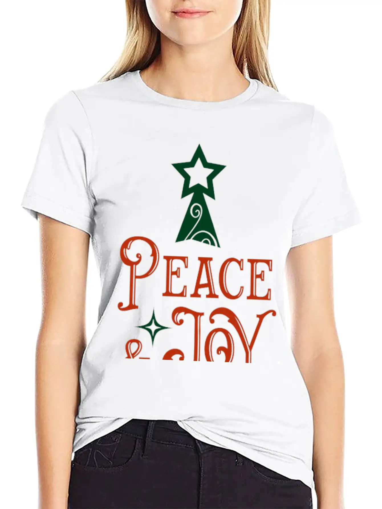 Peace Joy Gift Basic Graphic T-Shirt – Daily Comfort In Soft Cotton