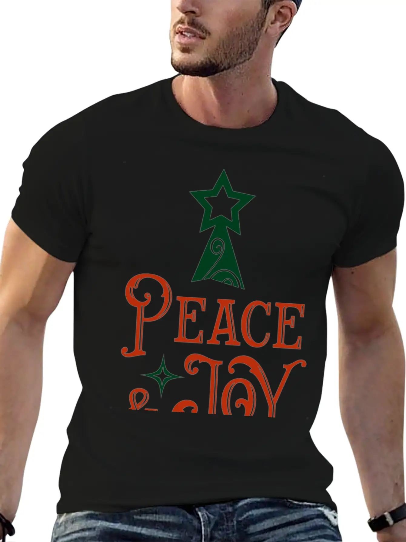Peace Joy Gift Basic Graphic T-Shirt – Daily Comfort In Soft Cotton