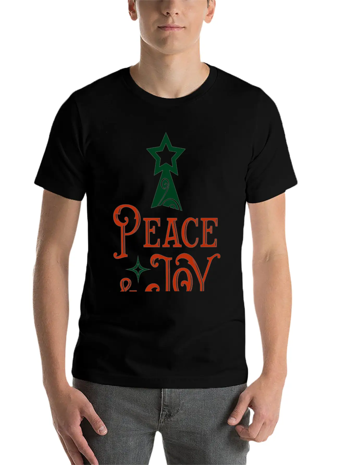 Peace Joy Gift Basic Graphic T-Shirt – Daily Comfort In Soft Cotton