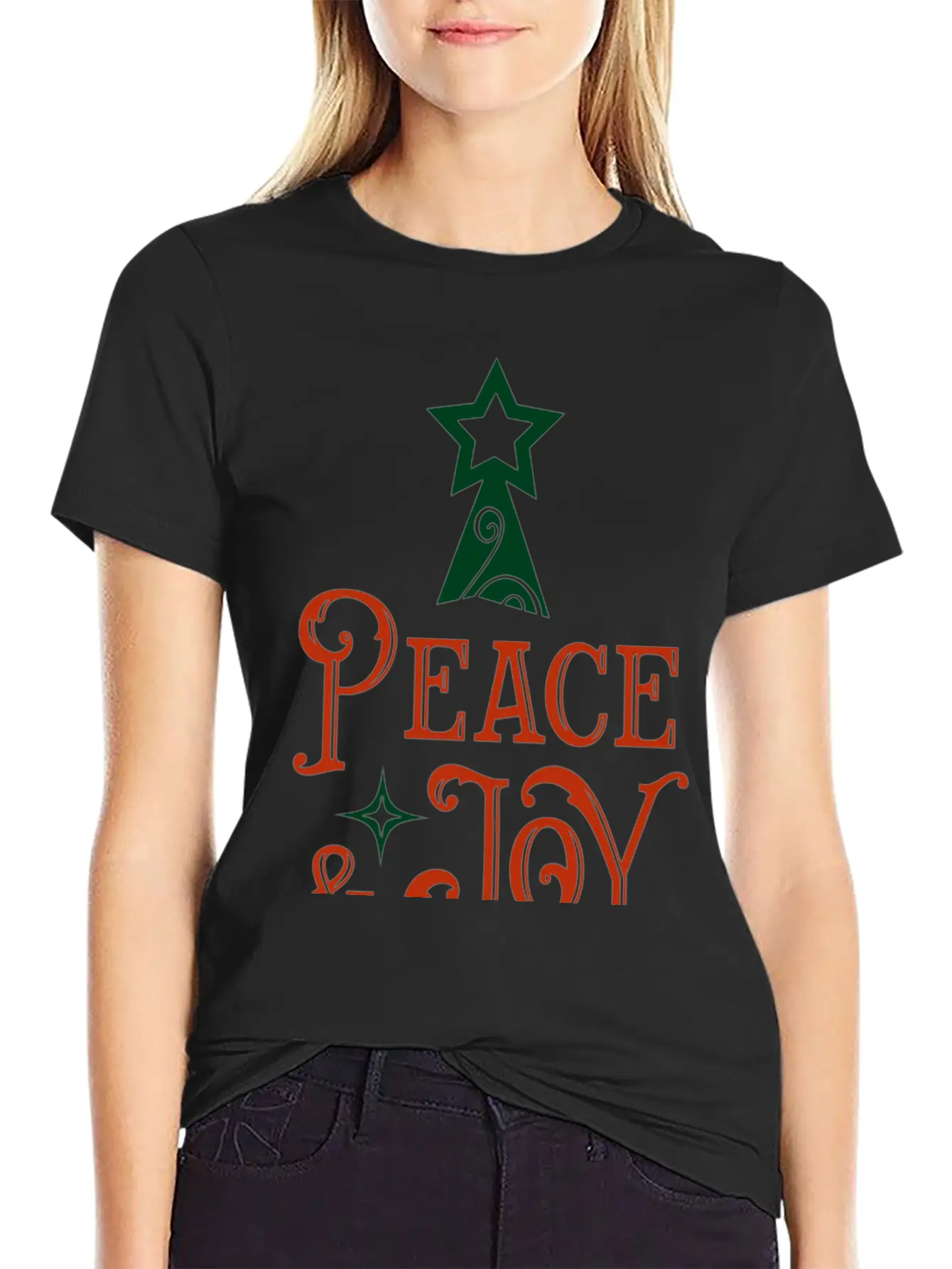 Peace Joy Gift Basic Graphic T-Shirt – Daily Comfort In Soft Cotton