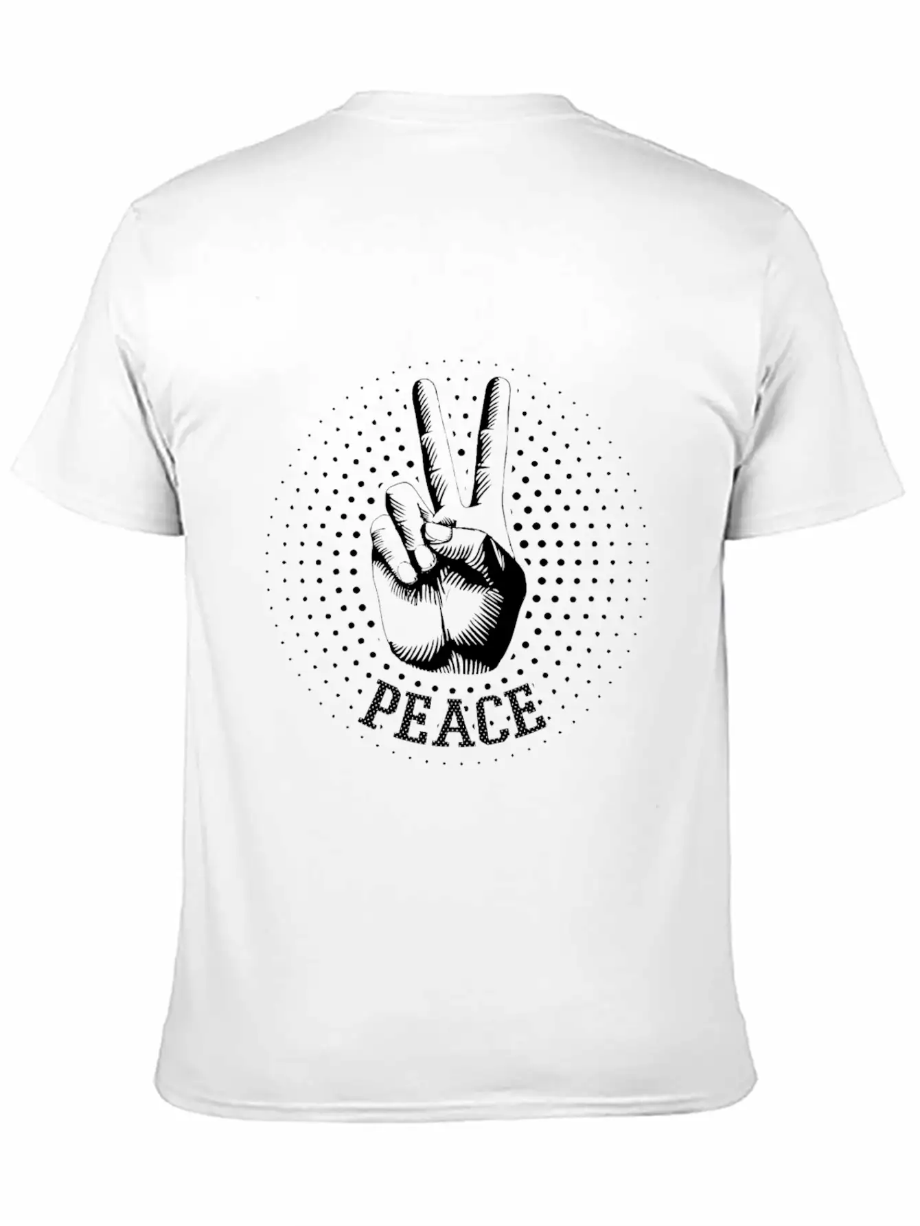 Peace Lightweight Cotton T-Shirt – Daily Comfort Graphic Shirt