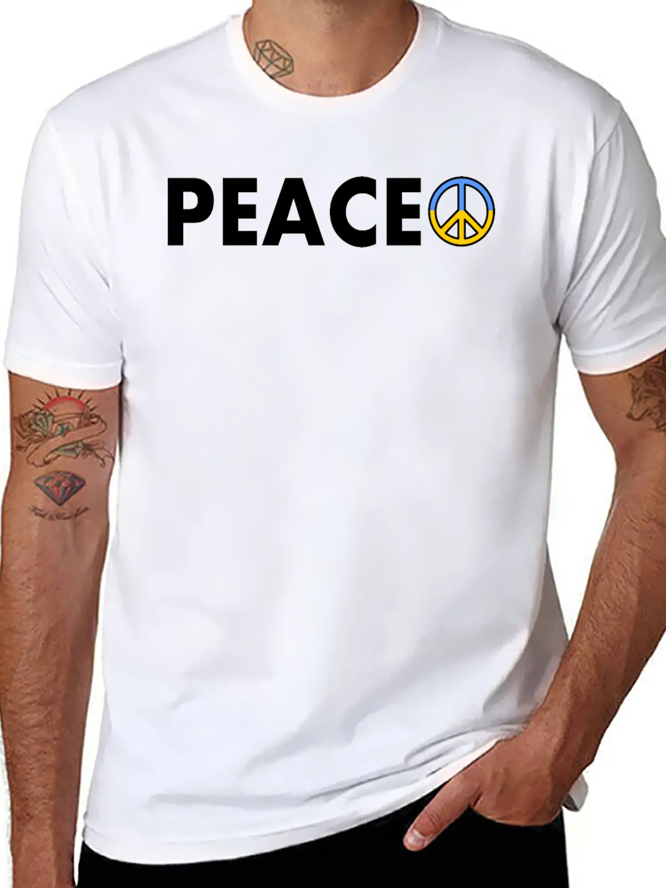 Peace Relaxed Everyday Tee – Lightweight And Durable Cotton