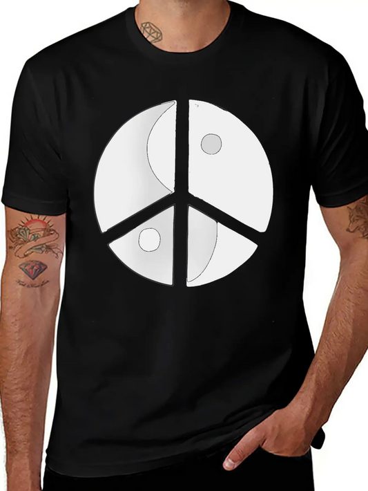 Peace Sign Stylish Everyday T-Shirt – Unisex Basic Cotton Tee