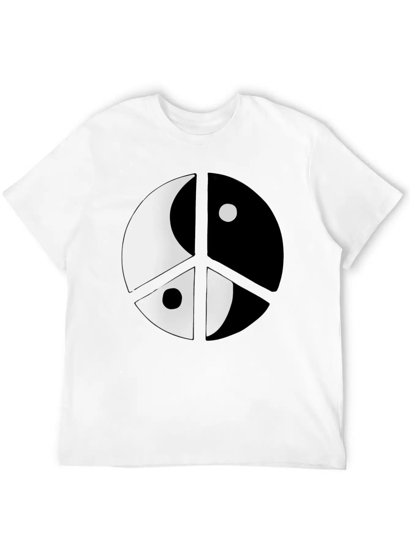 Peace Sign Stylish Everyday T-Shirt – Unisex Basic Cotton Tee