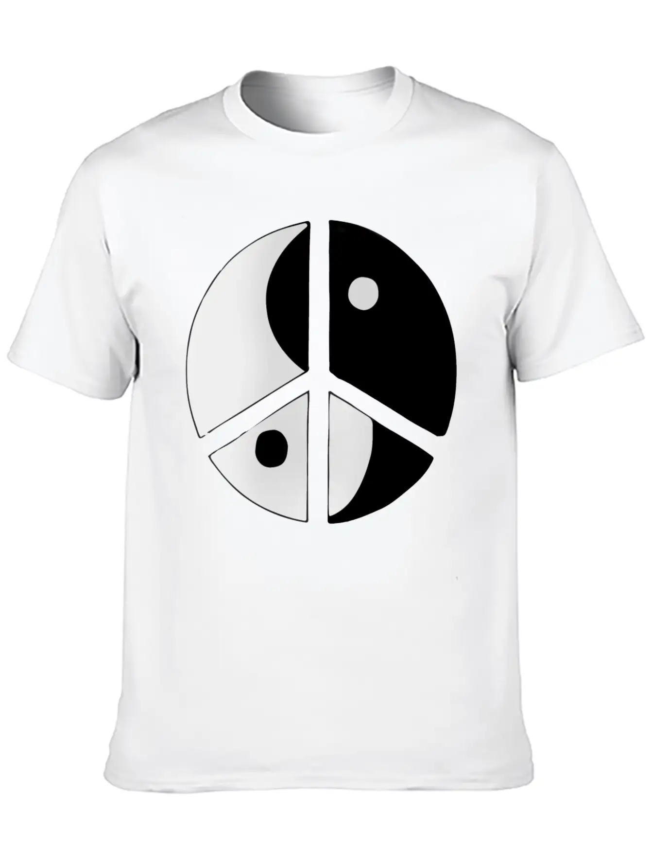 Peace Sign Stylish Everyday T-Shirt – Unisex Basic Cotton Tee