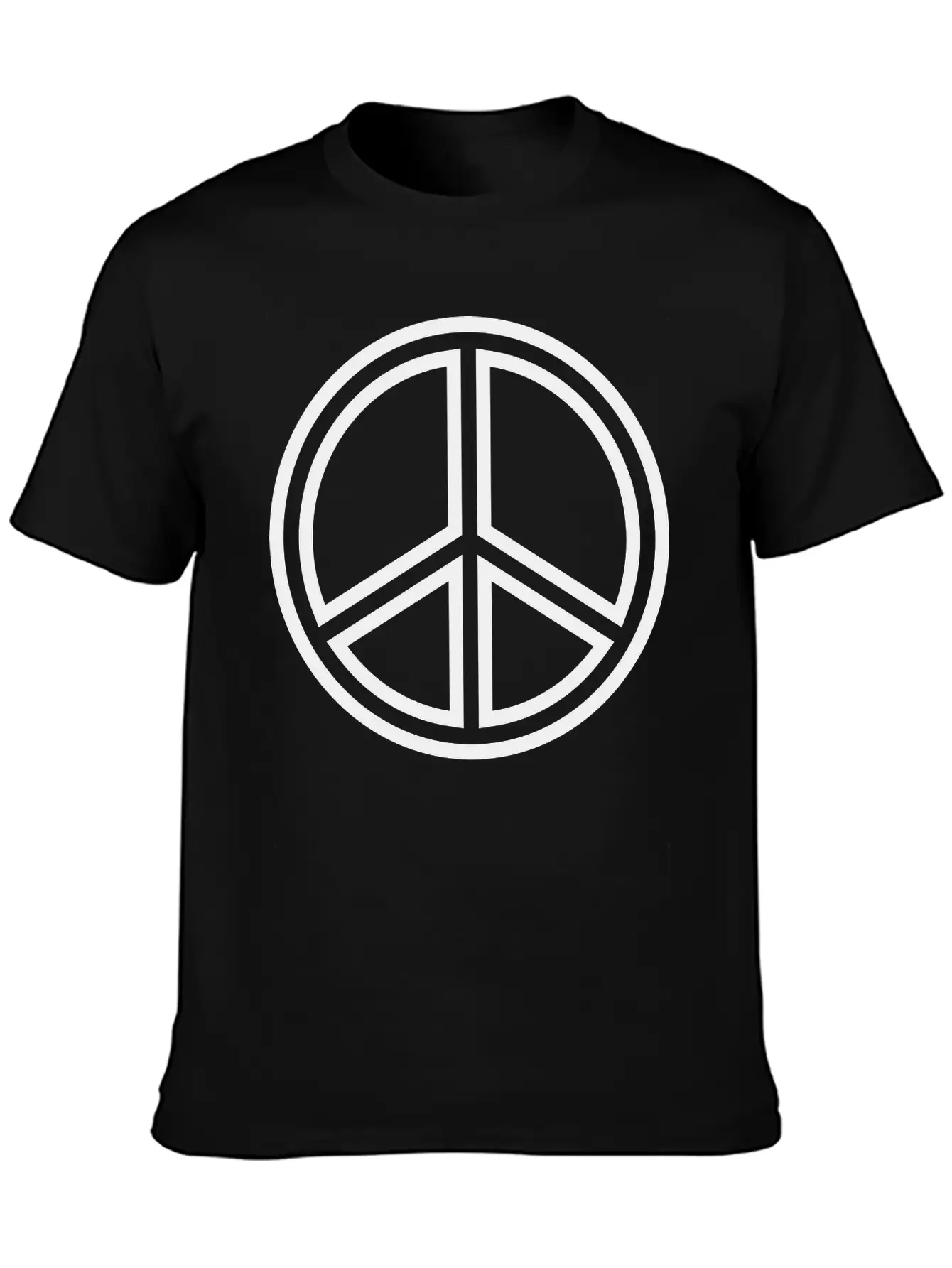 Peace Sign Unisex Casual T-Shirt – Clean Design For Daily Comfort