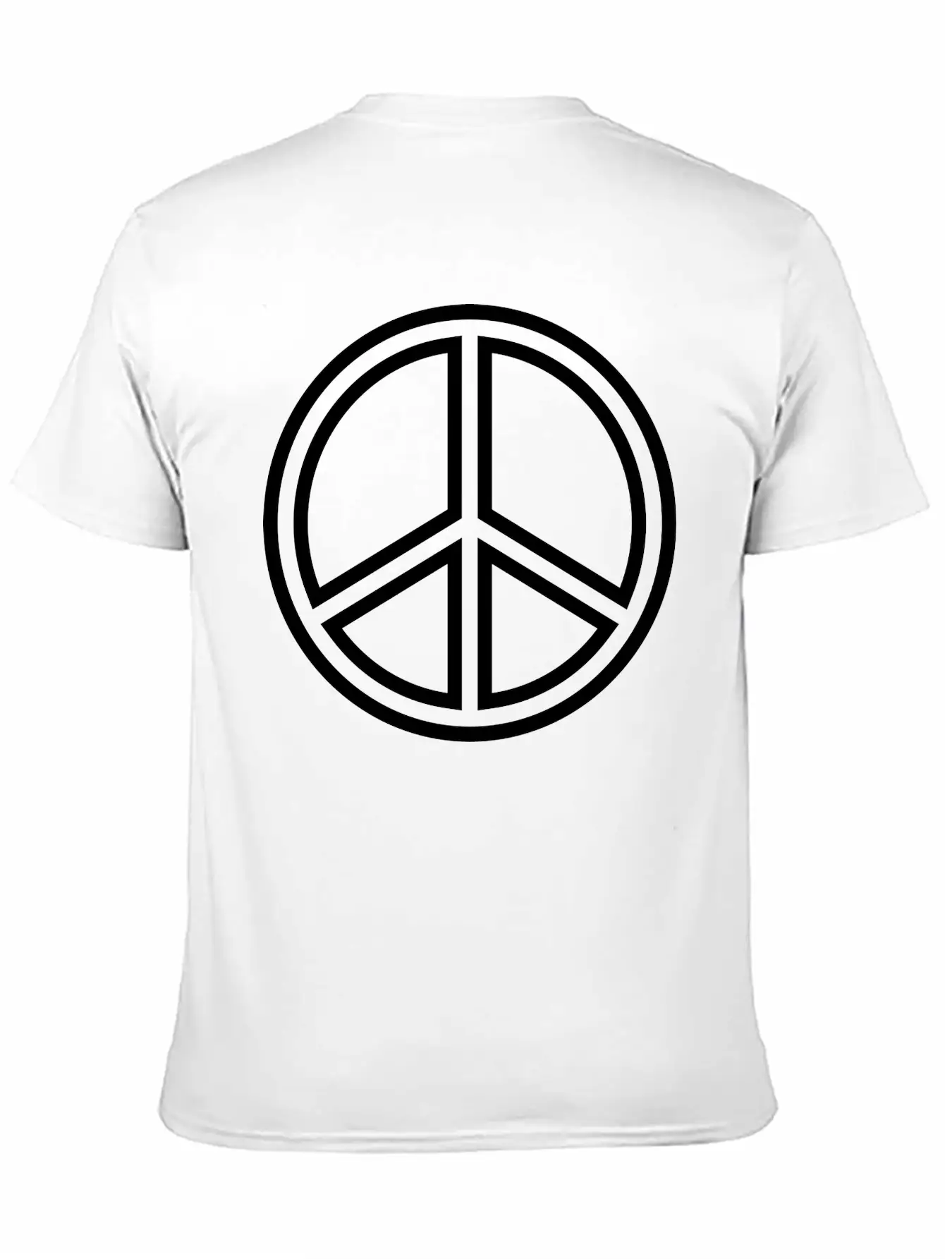 Peace Sign Unisex Casual T-Shirt – Clean Design For Daily Comfort