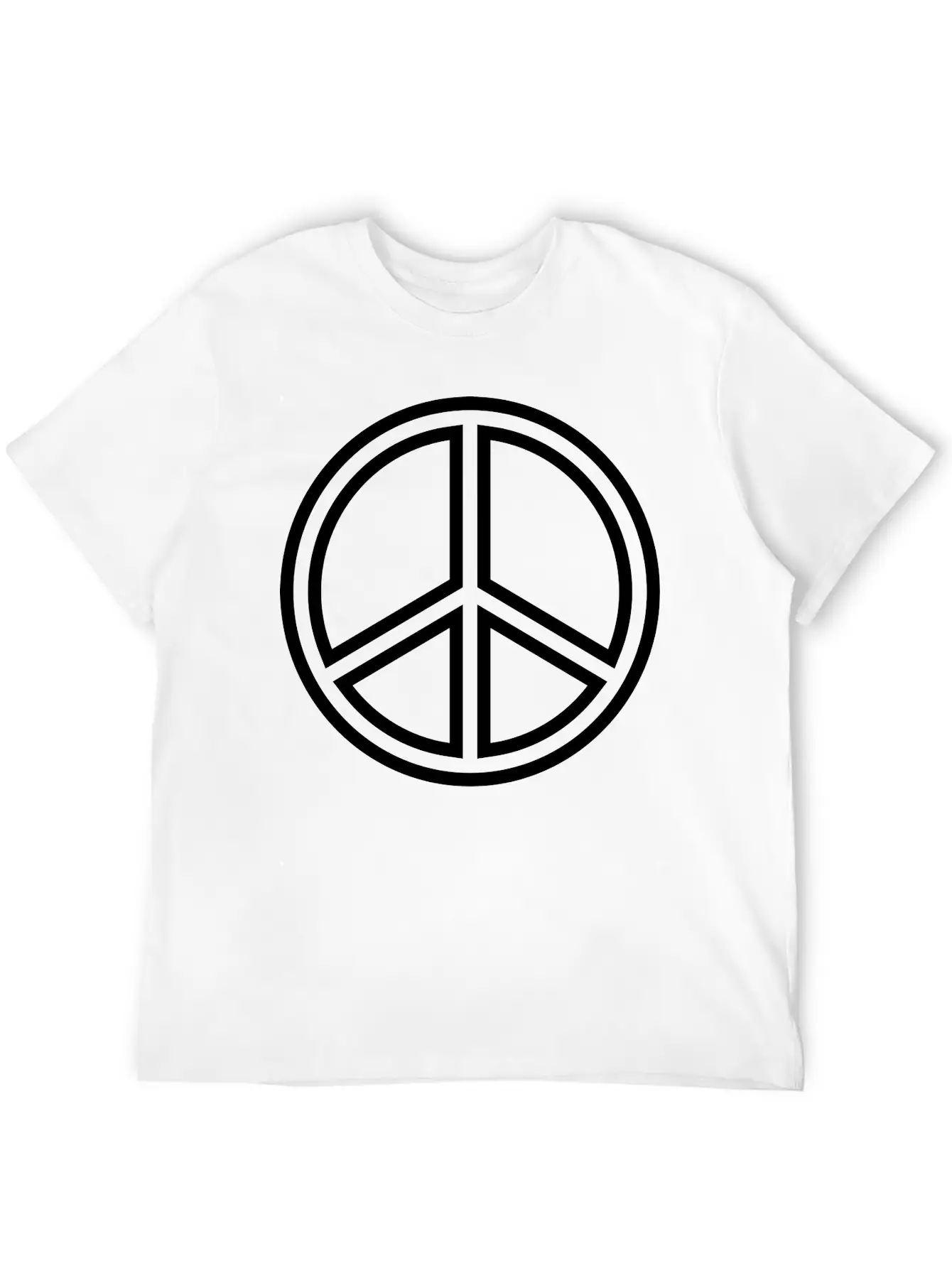 Peace Sign Unisex Casual T-Shirt – Clean Design For Daily Comfort