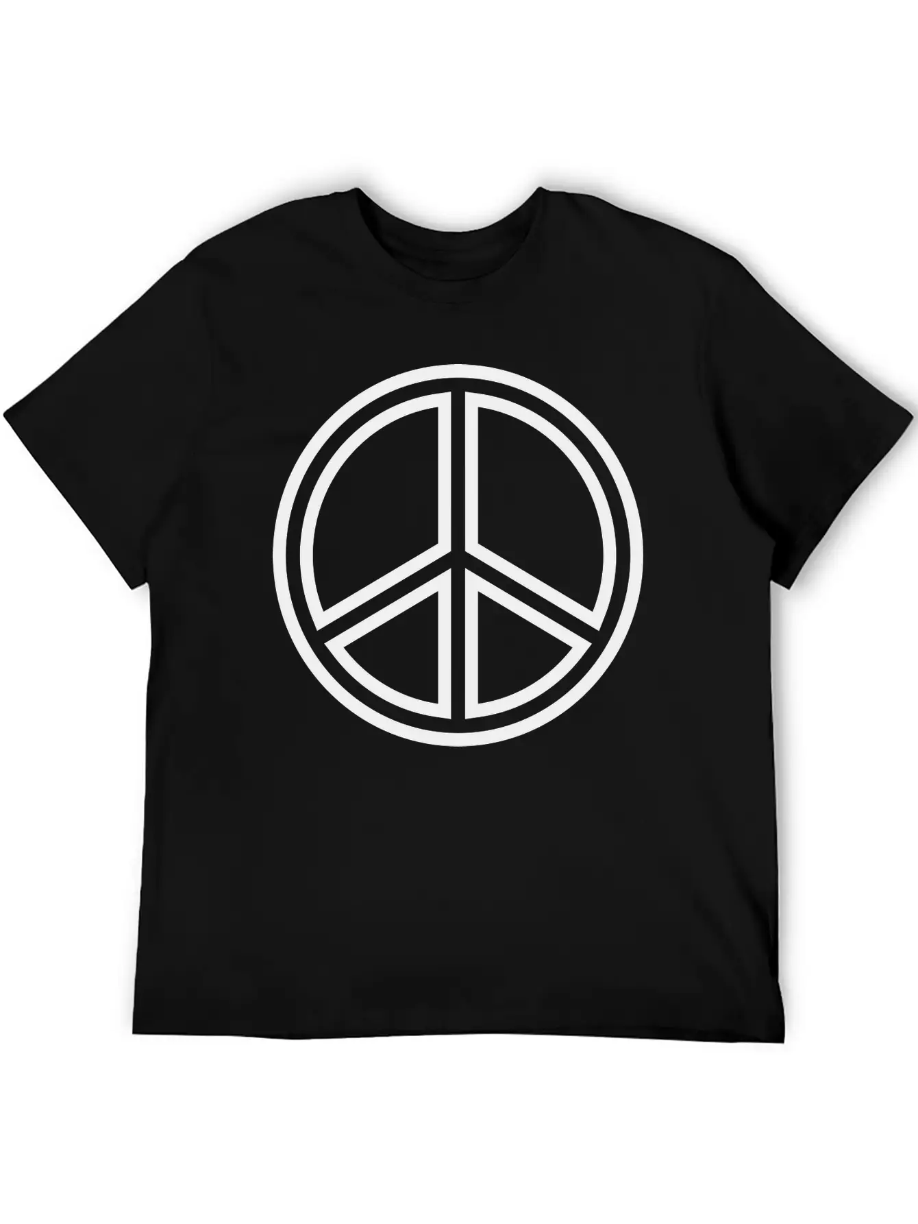 Peace Sign Unisex Casual T-Shirt – Clean Design For Daily Comfort