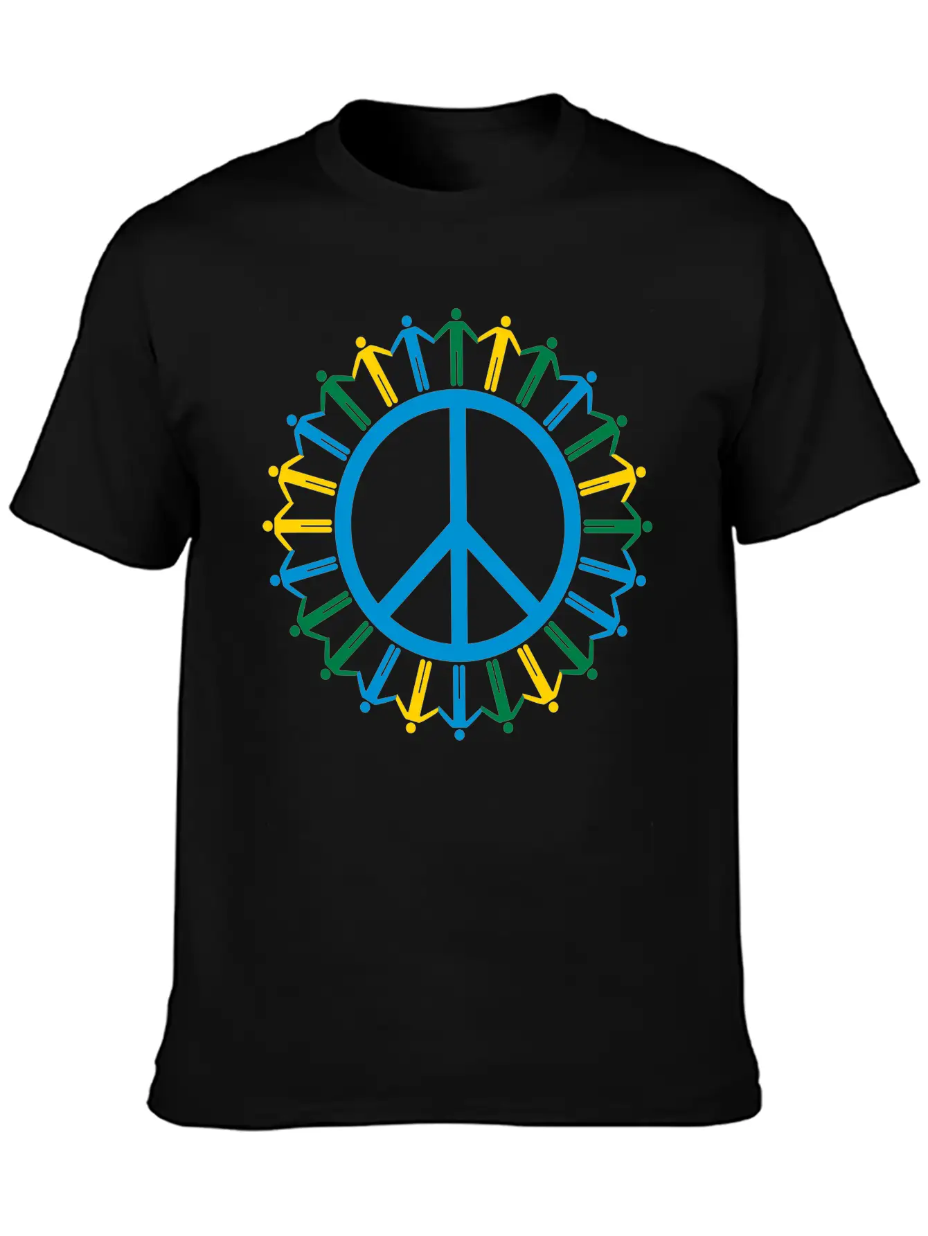 Peace Symbol Sign Hippie Circle Ring World Earth P Comfortable Minimalist Graphic Tee – Summer Style Essential