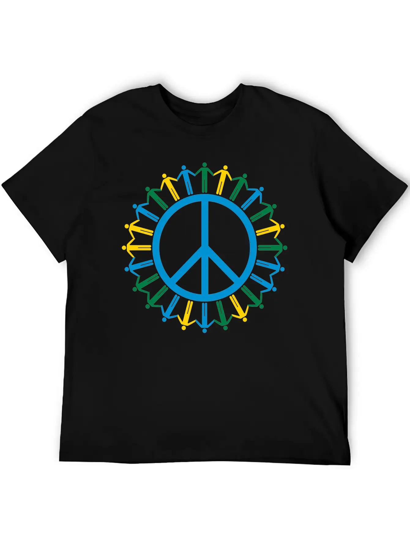 Peace Symbol Sign Hippie Circle Ring World Earth P Comfortable Minimalist Graphic Tee – Summer Style Essential