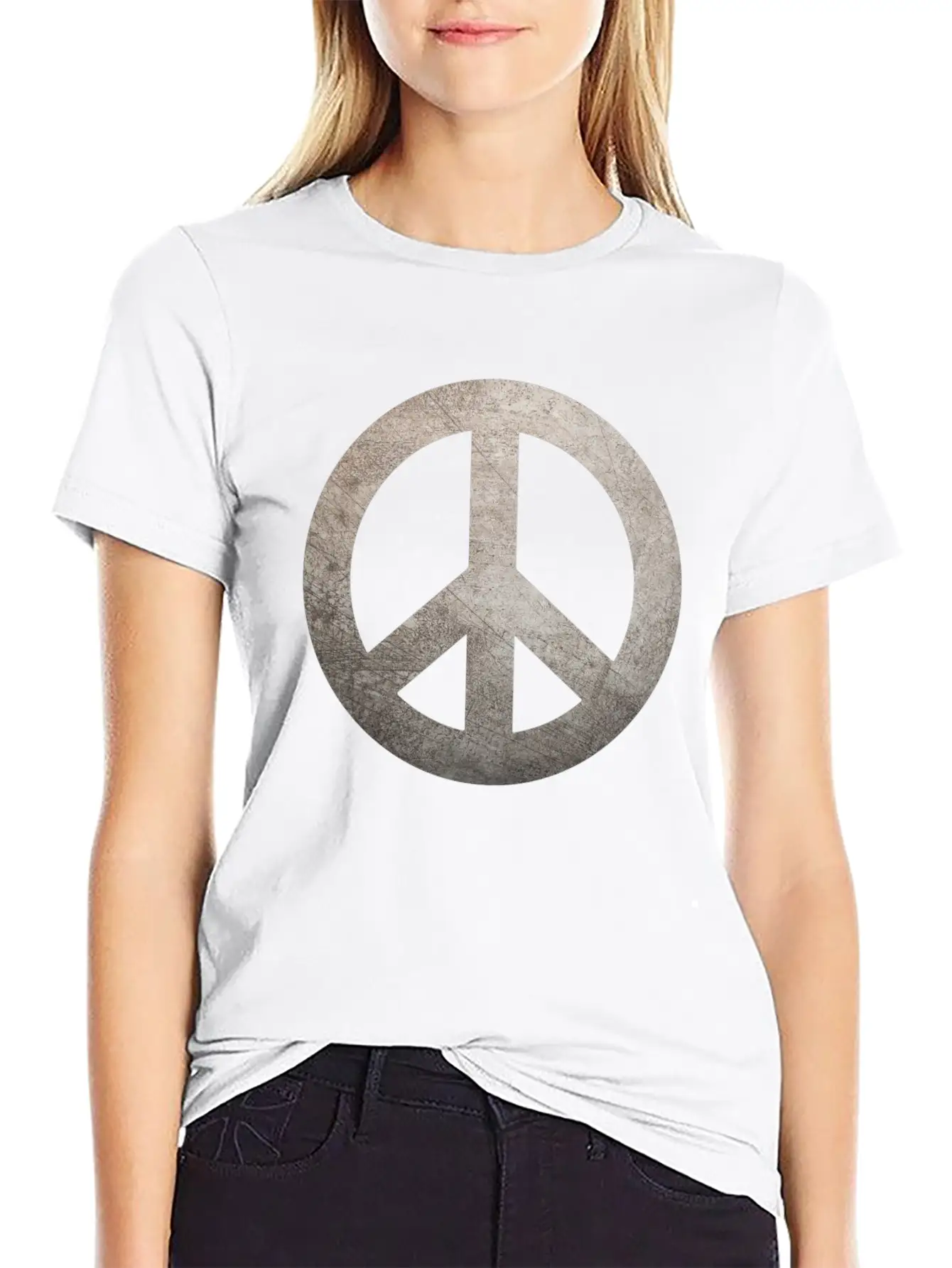 Peace Unisex Casual T-Shirt – Clean Design For Daily Comfort