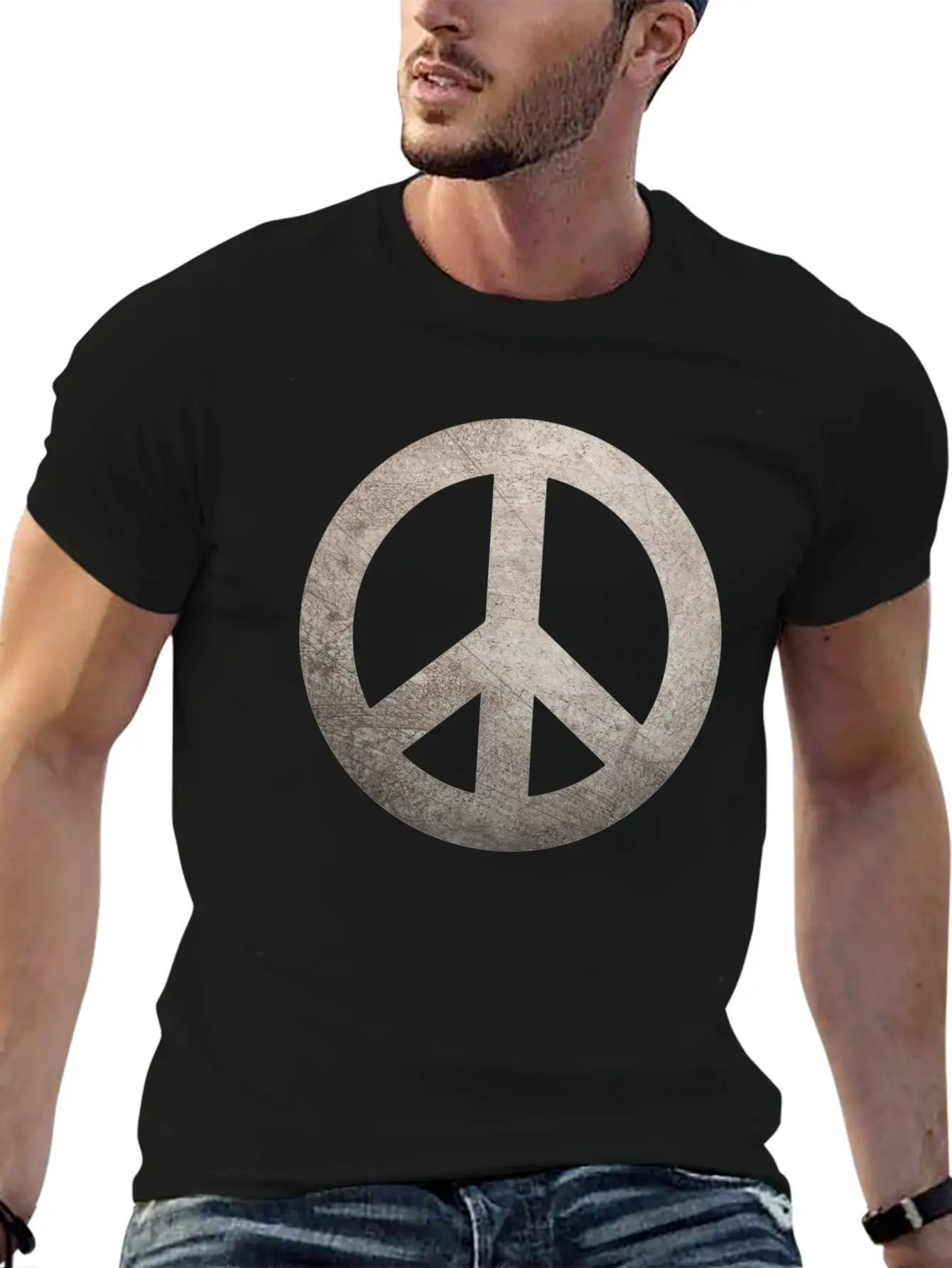 Peace Unisex Casual T-Shirt – Clean Design For Daily Comfort