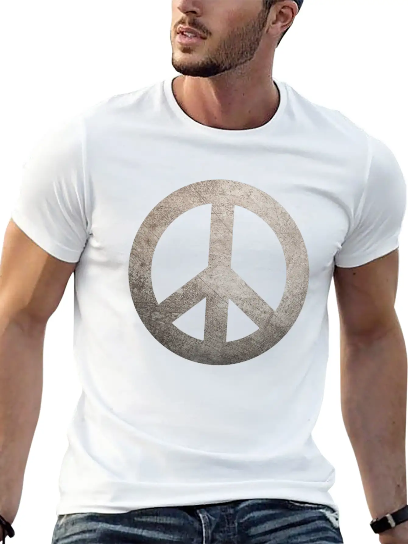 Peace Unisex Casual T-Shirt – Clean Design For Daily Comfort